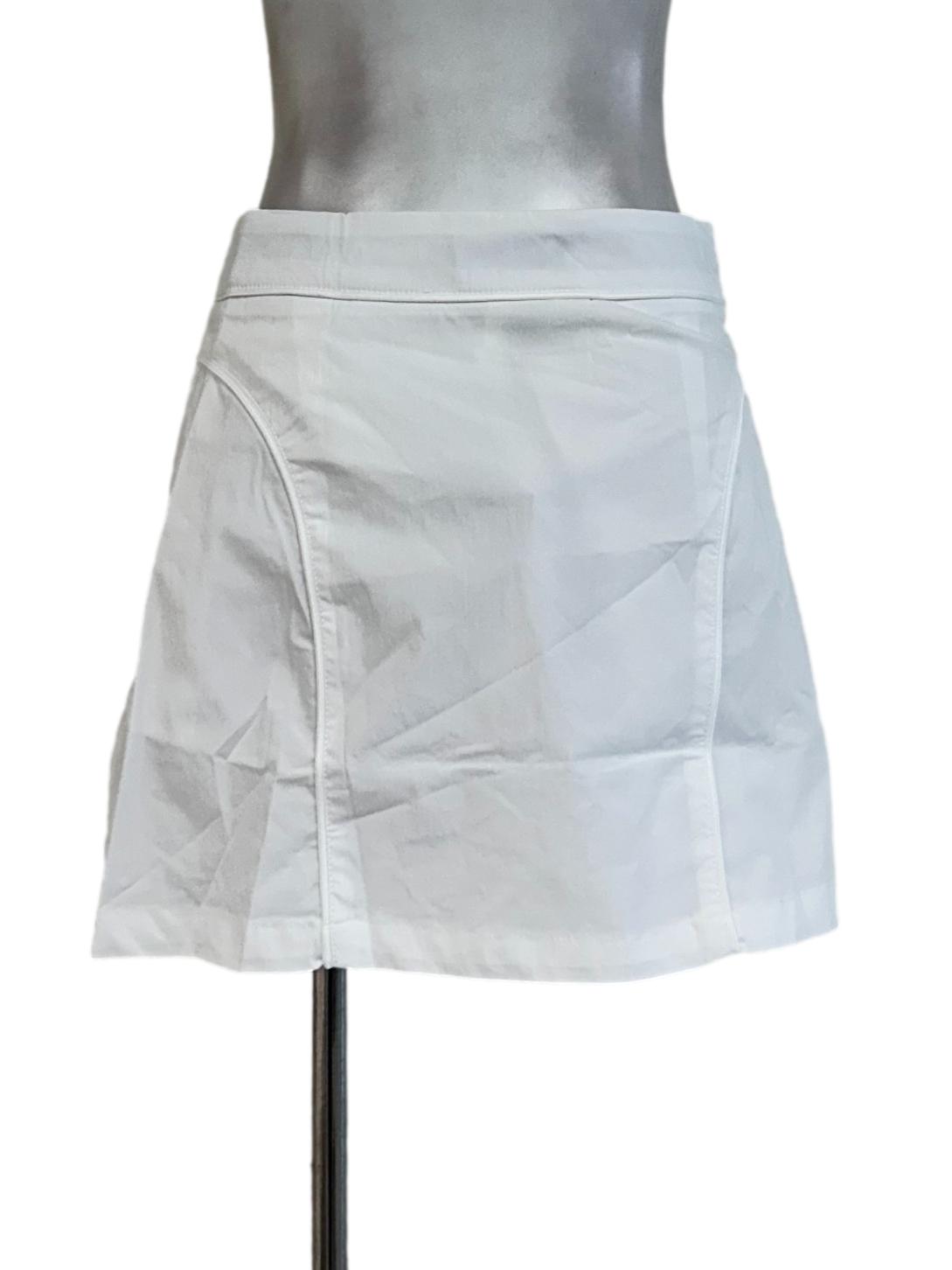 White Plain Skort