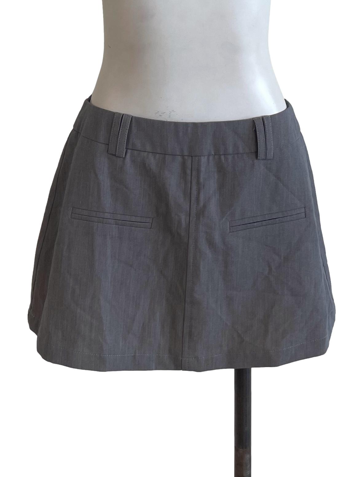 Light Grey A Line Skorts YHF