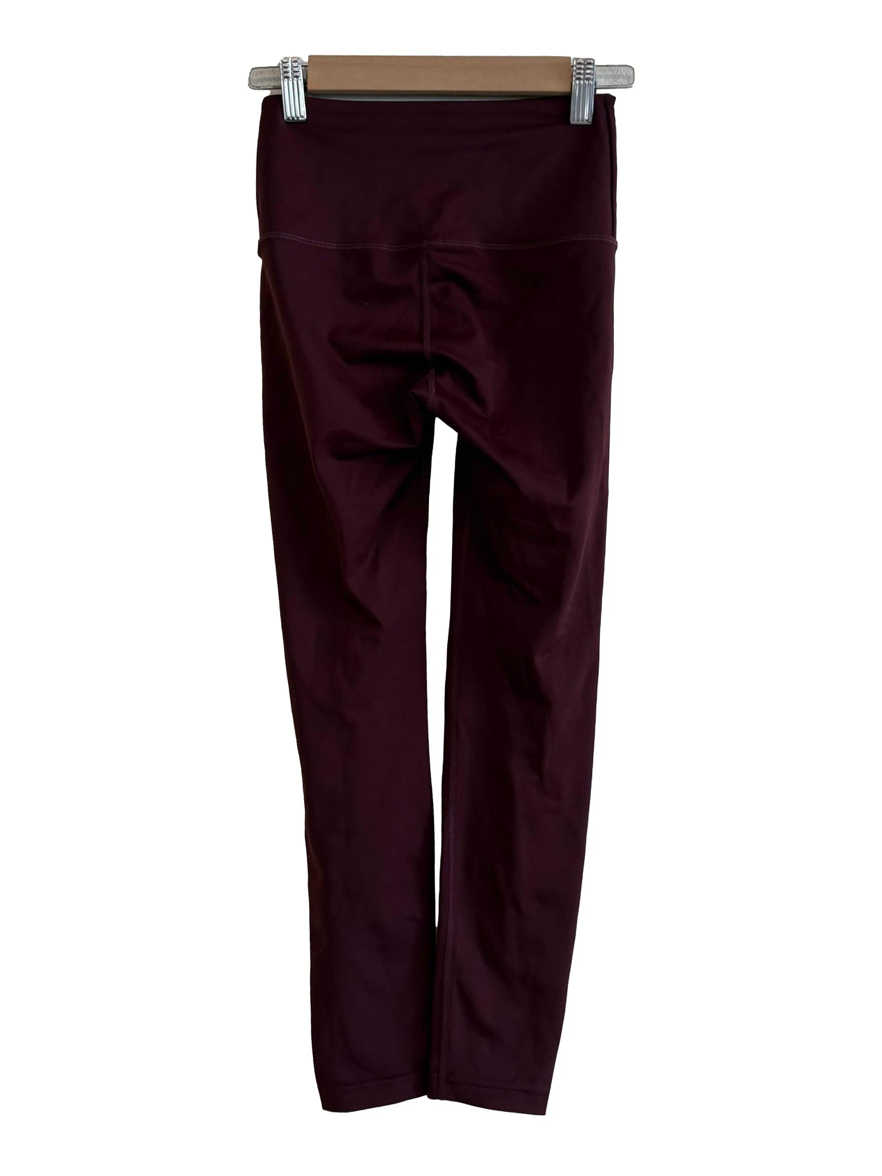 Boysenberry Purple Stitch Pattern Tights