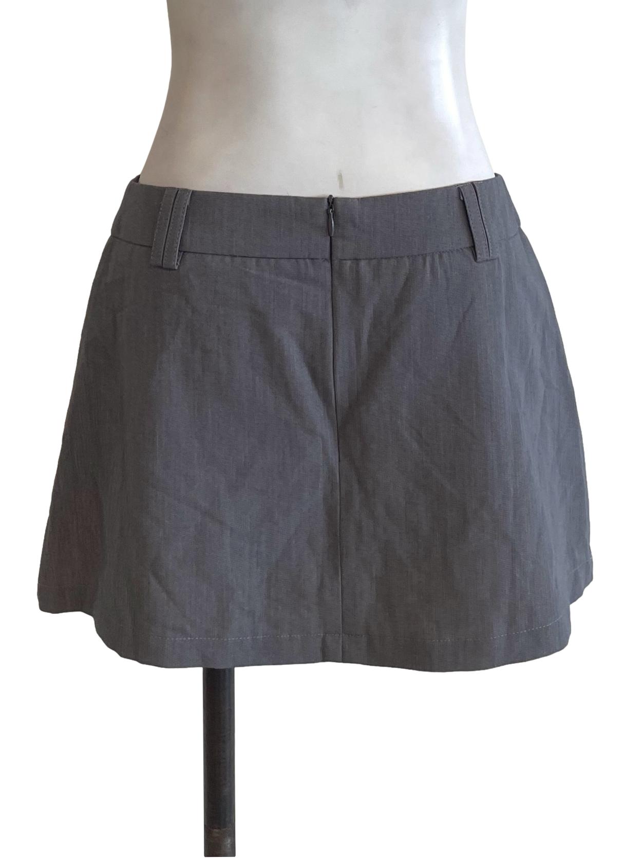 Light Grey A Line Skorts YHF