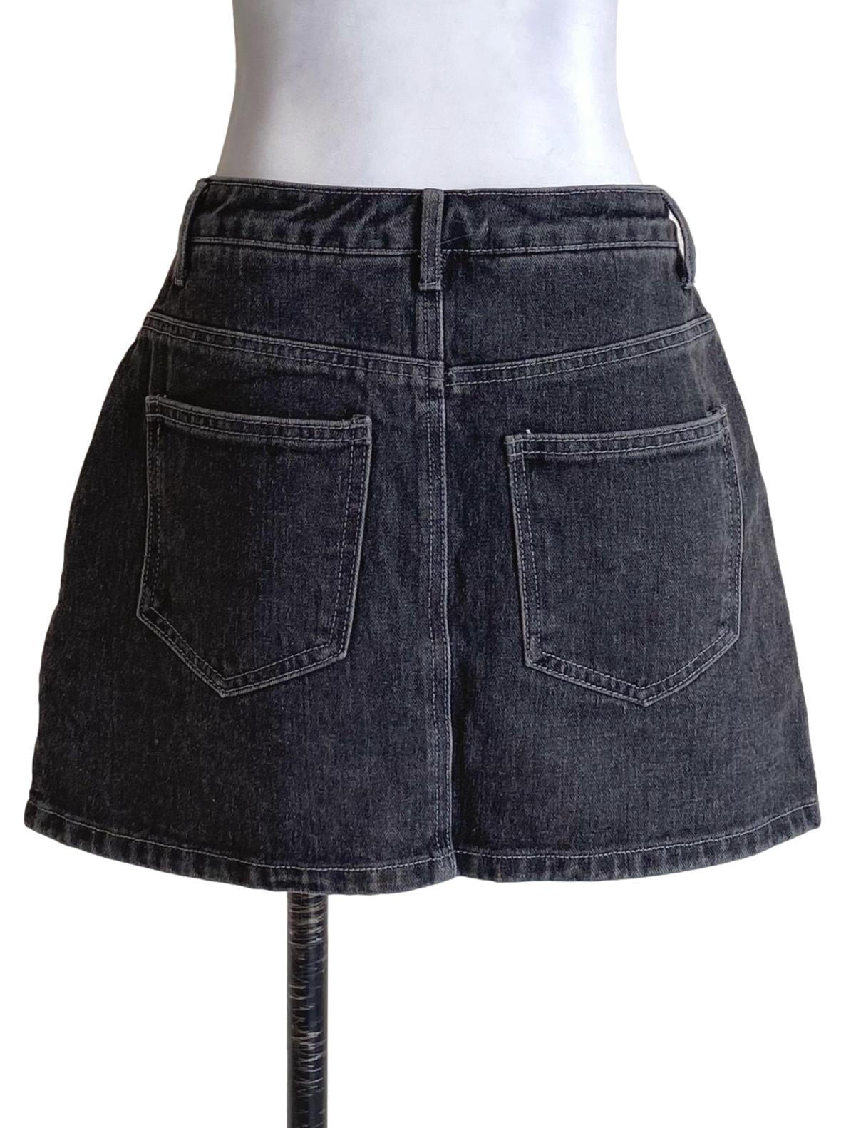 Charcoal Denim Black Skorts TTR