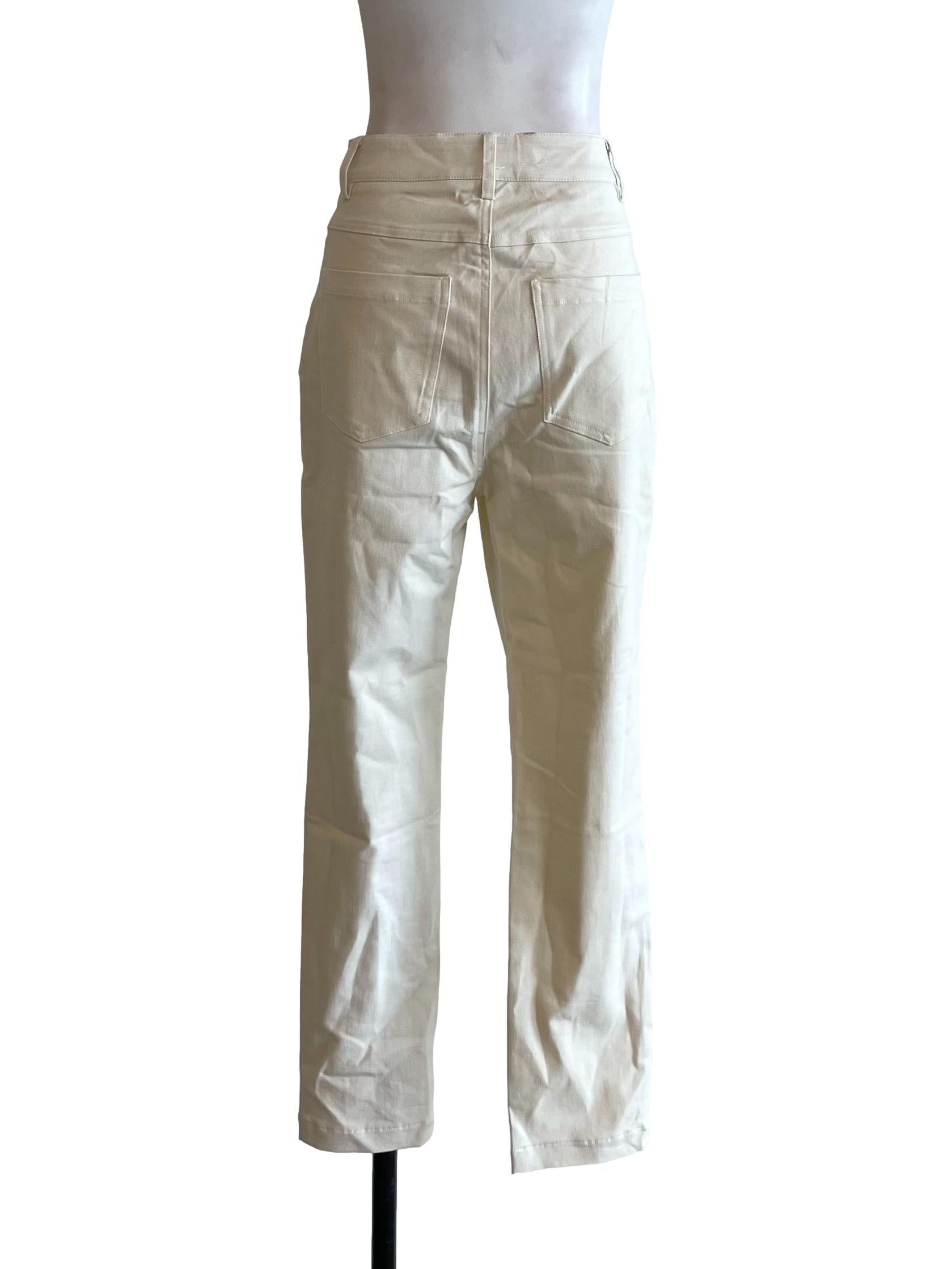 Cream Skinny Jeans