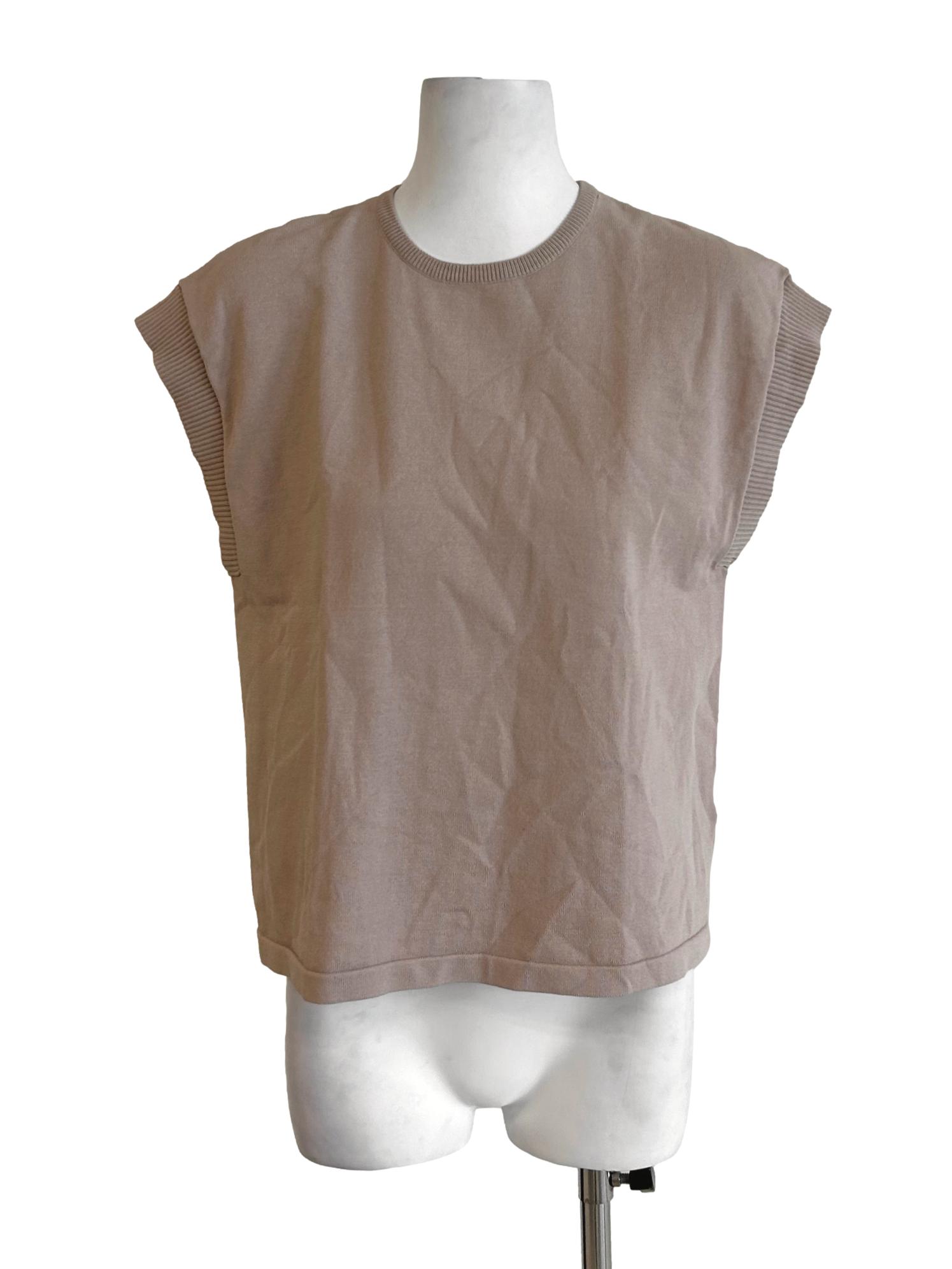 Nude Brown Knitted Top OSN
