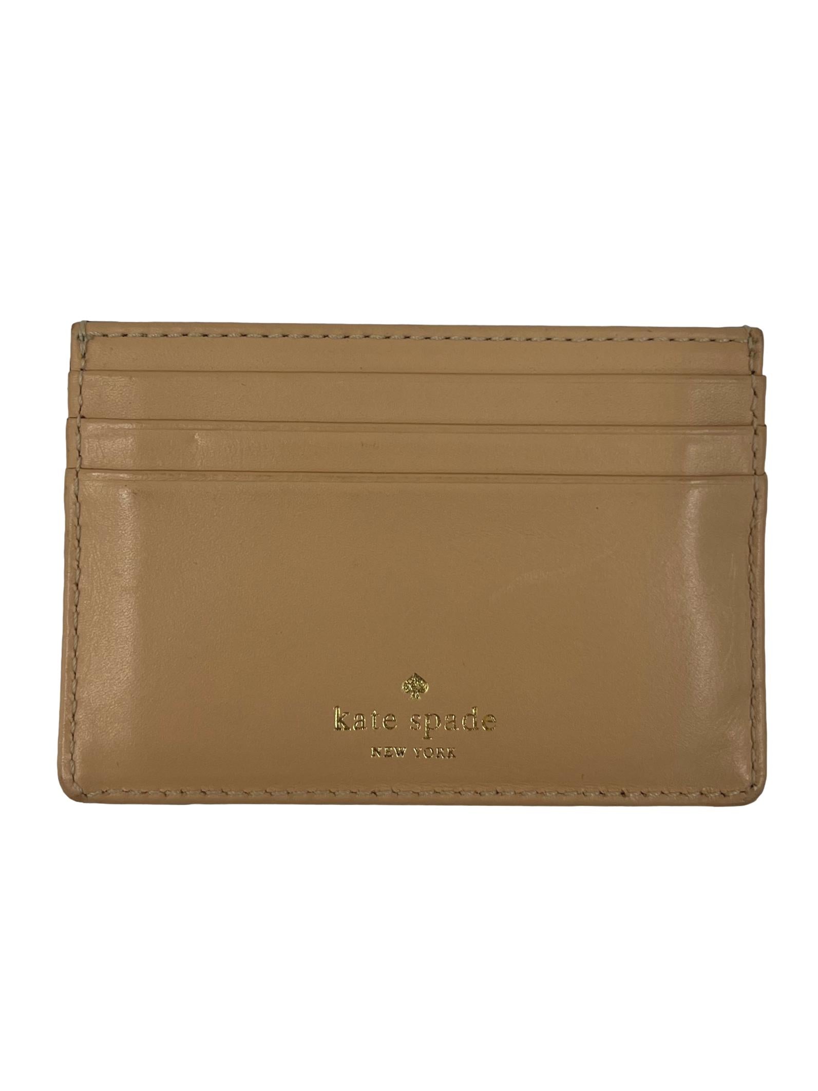 Blue And Nude Wellesley Graham Leather Card Case