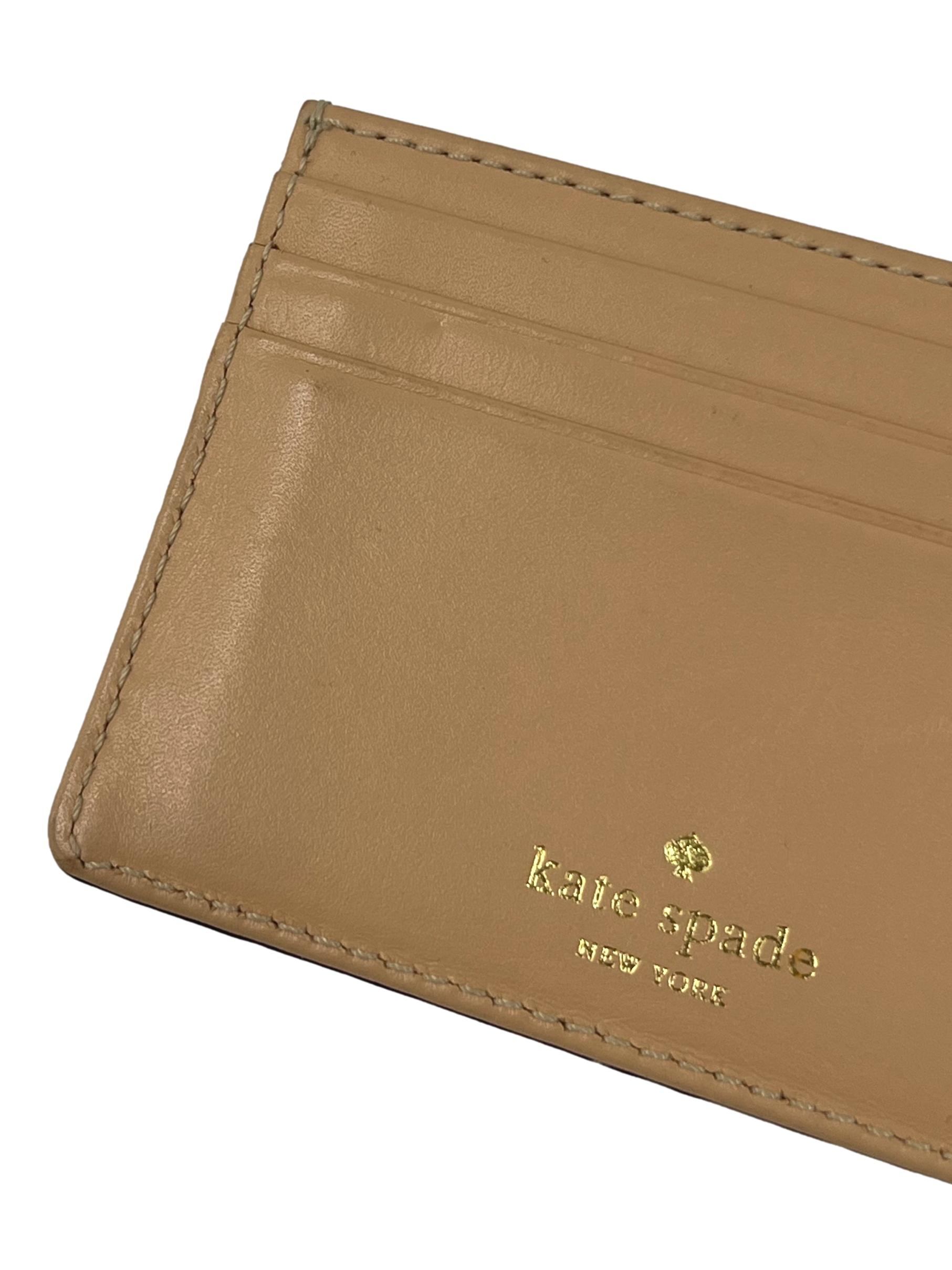 Blue And Nude Wellesley Graham Leather Card Case