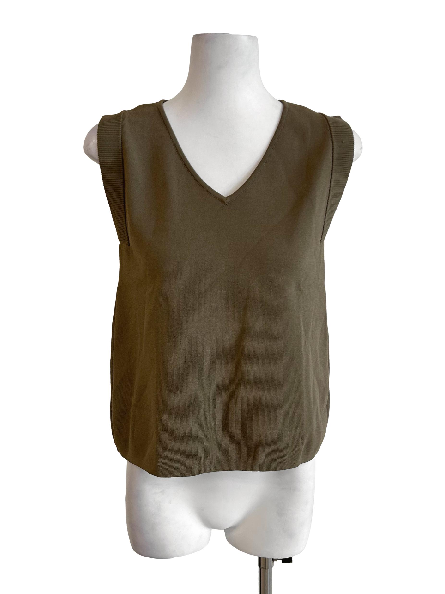 Pickle Green Knitted Top OSN
