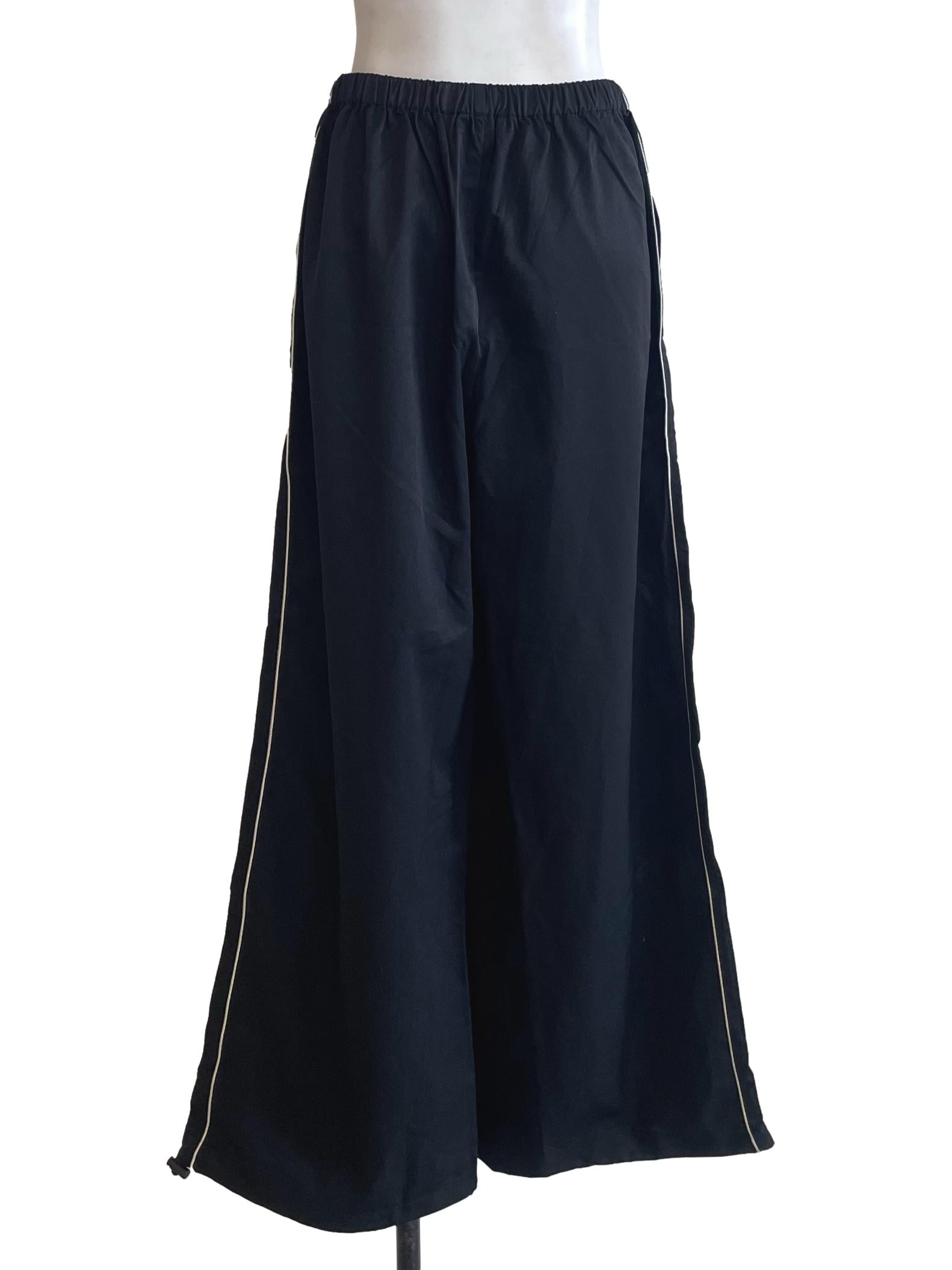 Black Wide Leg Tracksuit