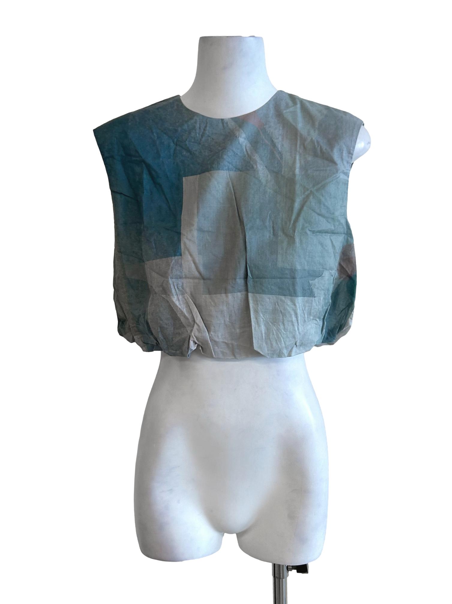 Frame Smocked Crop Top OSN