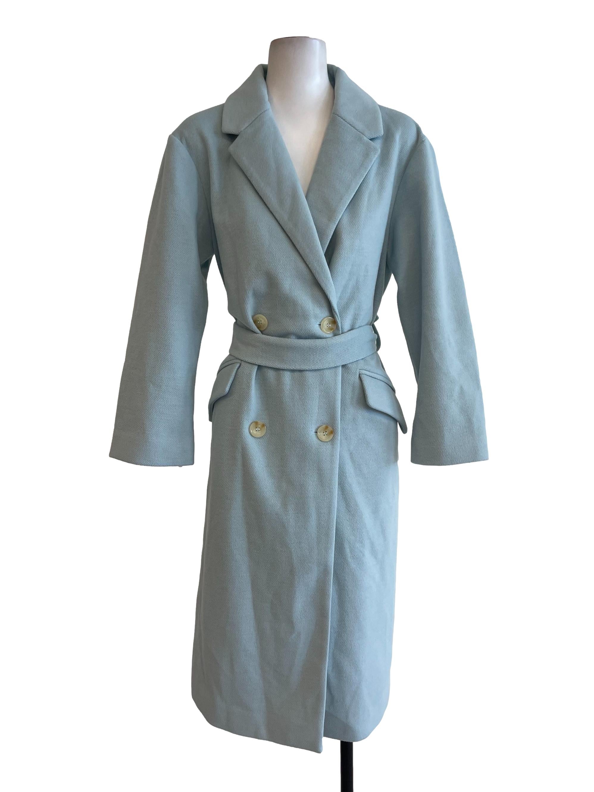 Baby Blue Long Coat LB