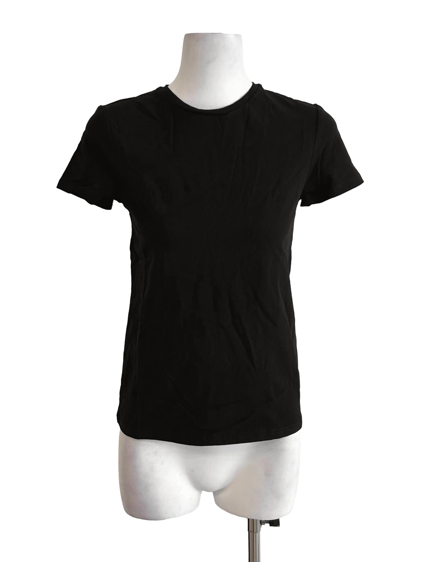 Black Classic Crew Neck Tee OSN