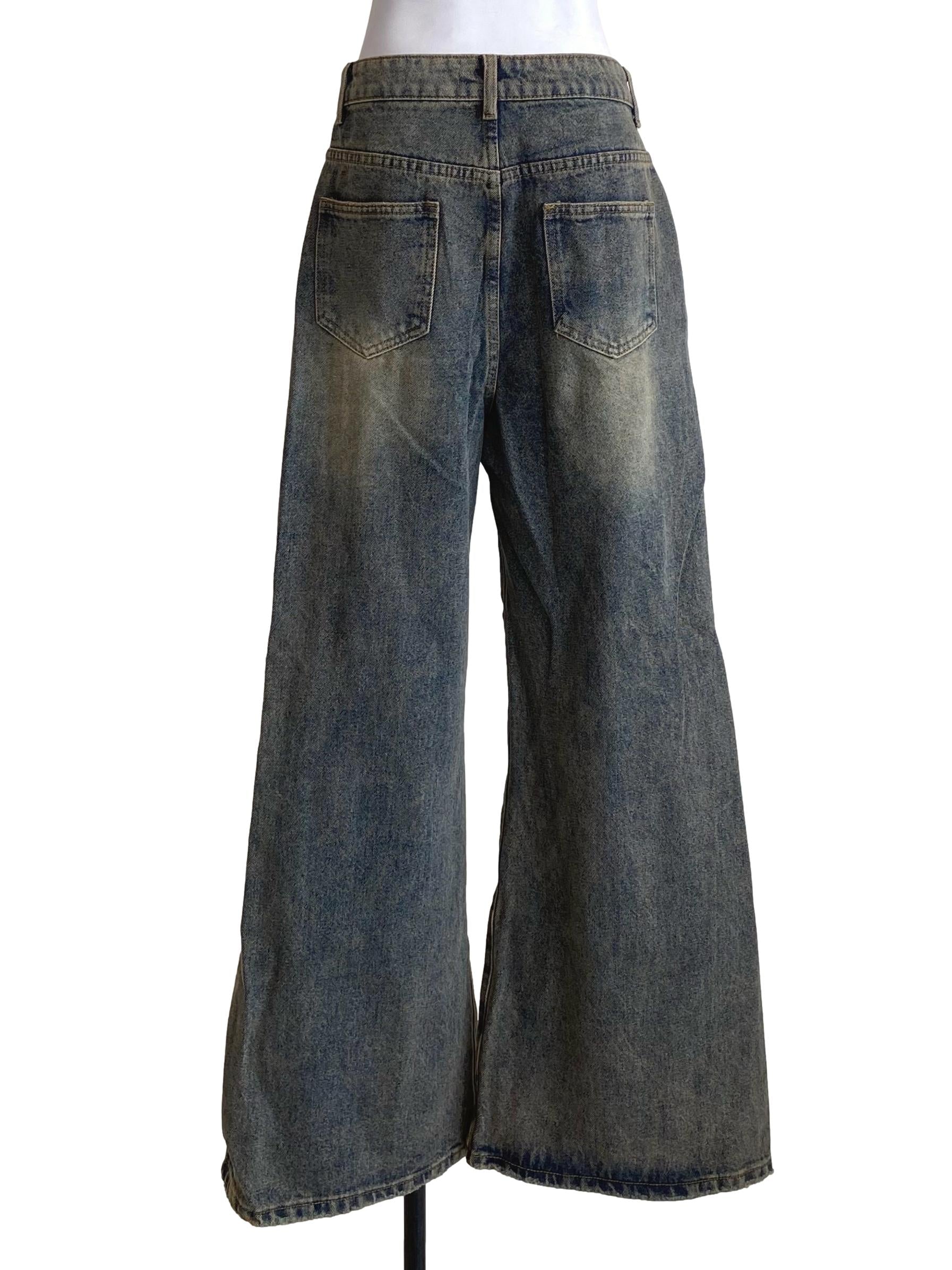 Delft Spruce Denim Blue Straight Cut Jeans YHF