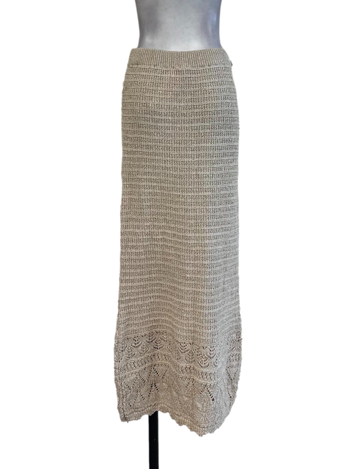 Sugar Cookie Knitted Skirt