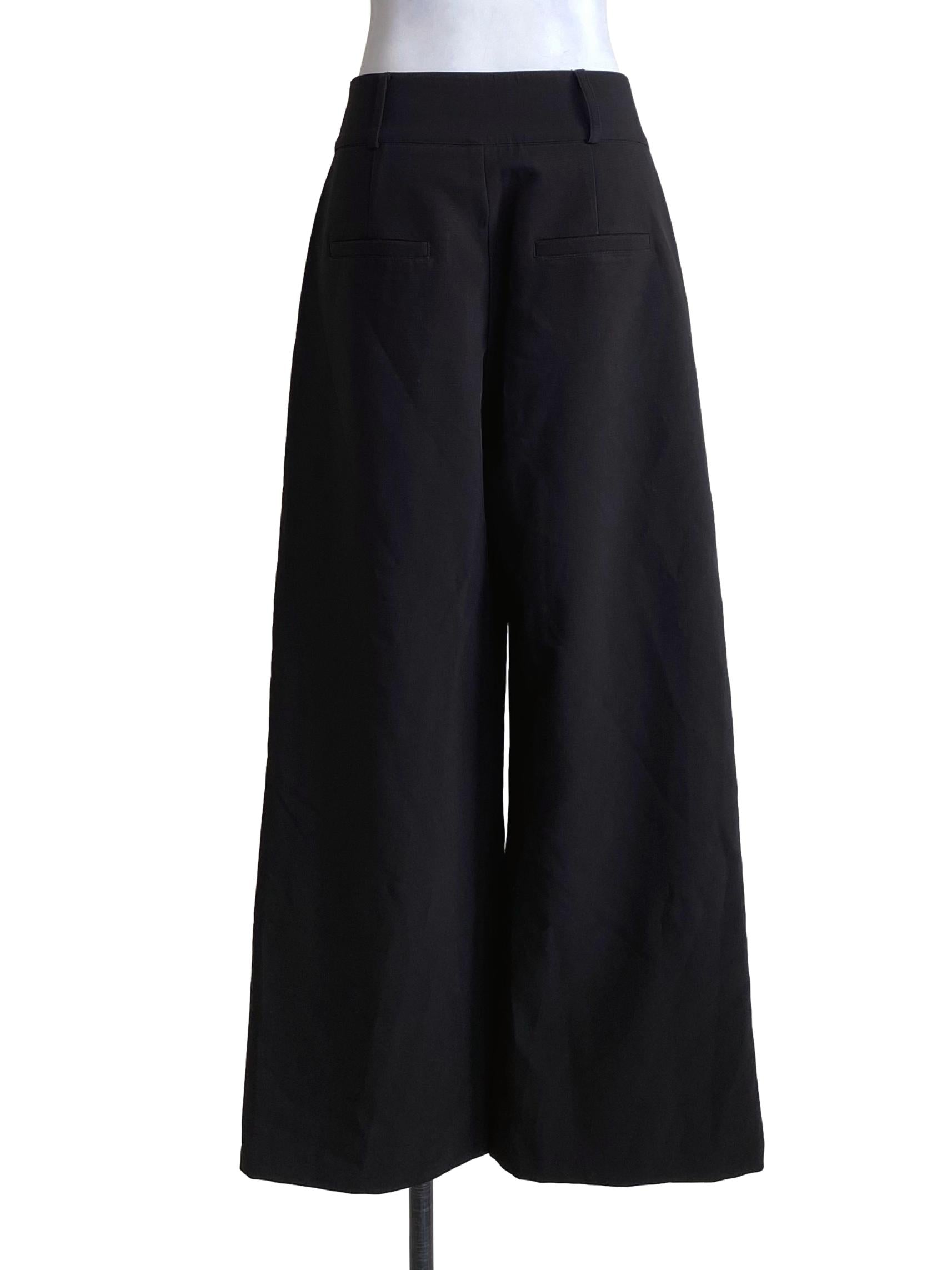 Pitch Black Formal Straight Slack Pants