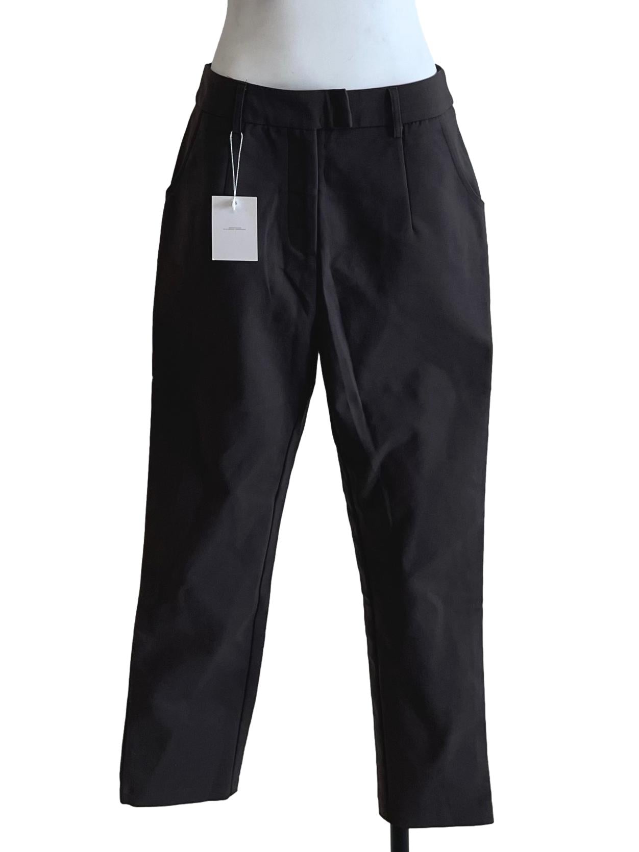 Coin Grey High-Waisted Formal Pants