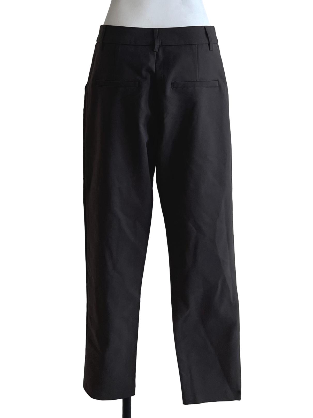 Coin Grey High-Waisted Formal Pants