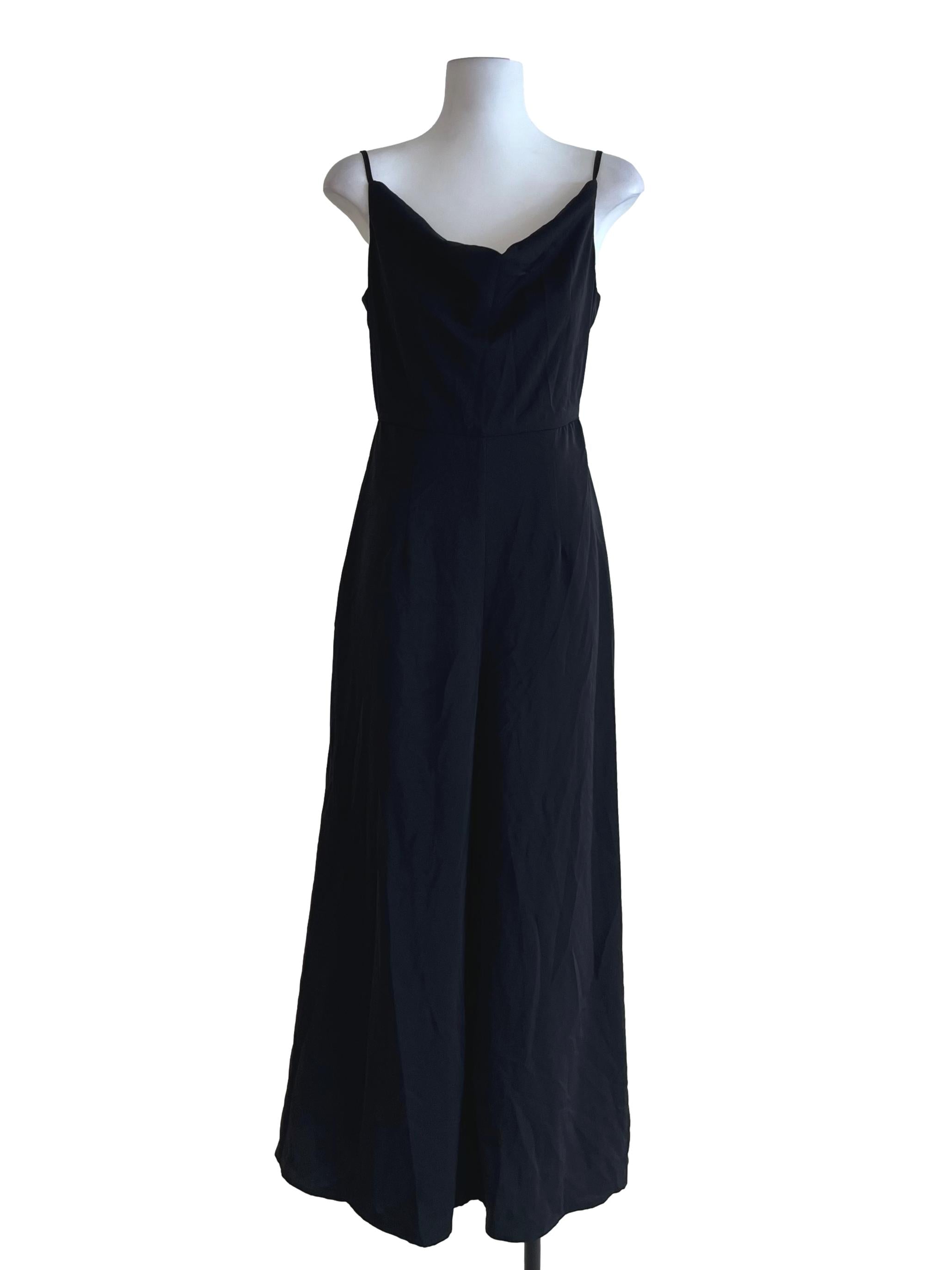 Black Spaghetti Strap Jumpsuit