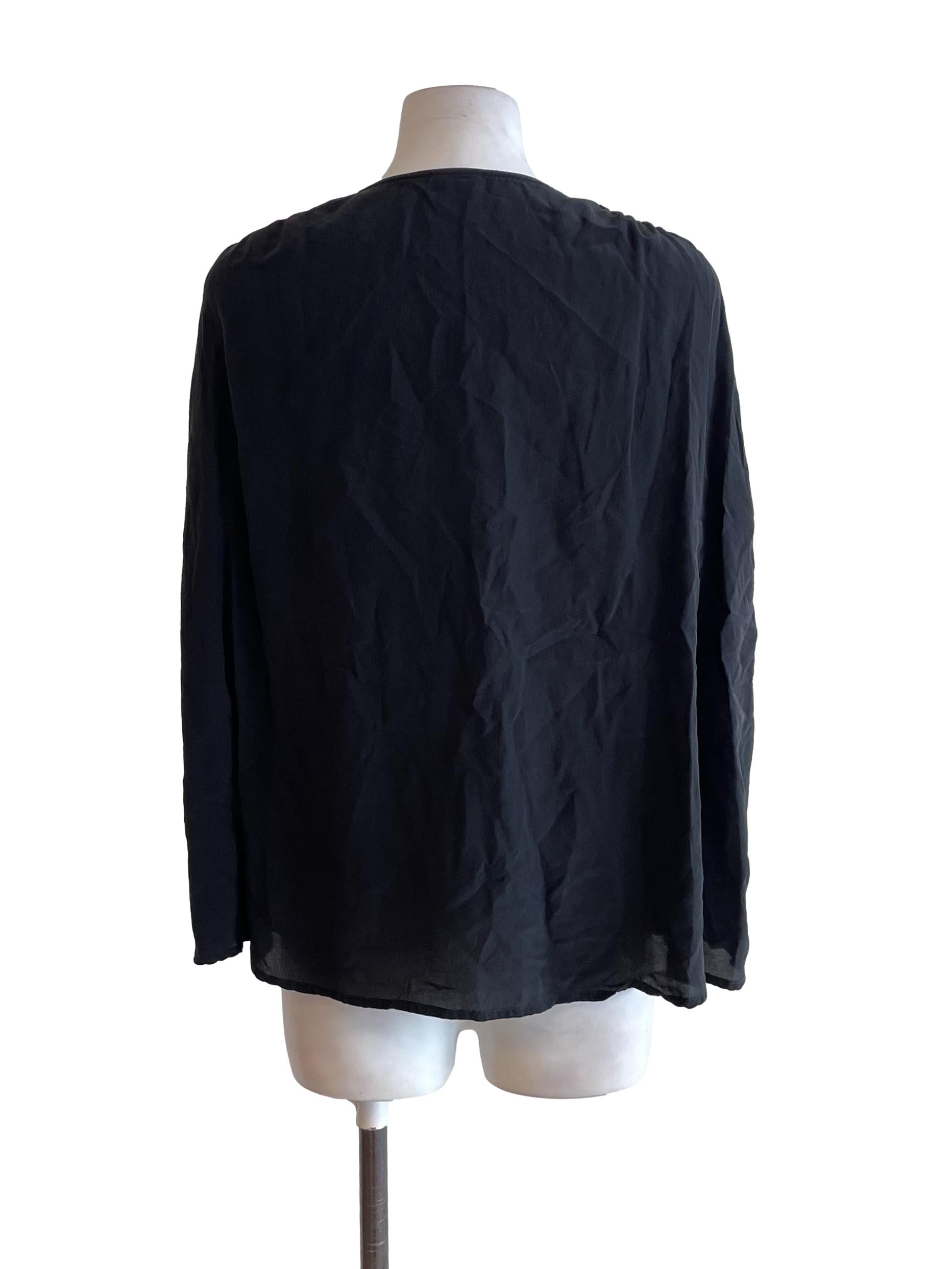 Black Tiered Tie Bow Wide Top