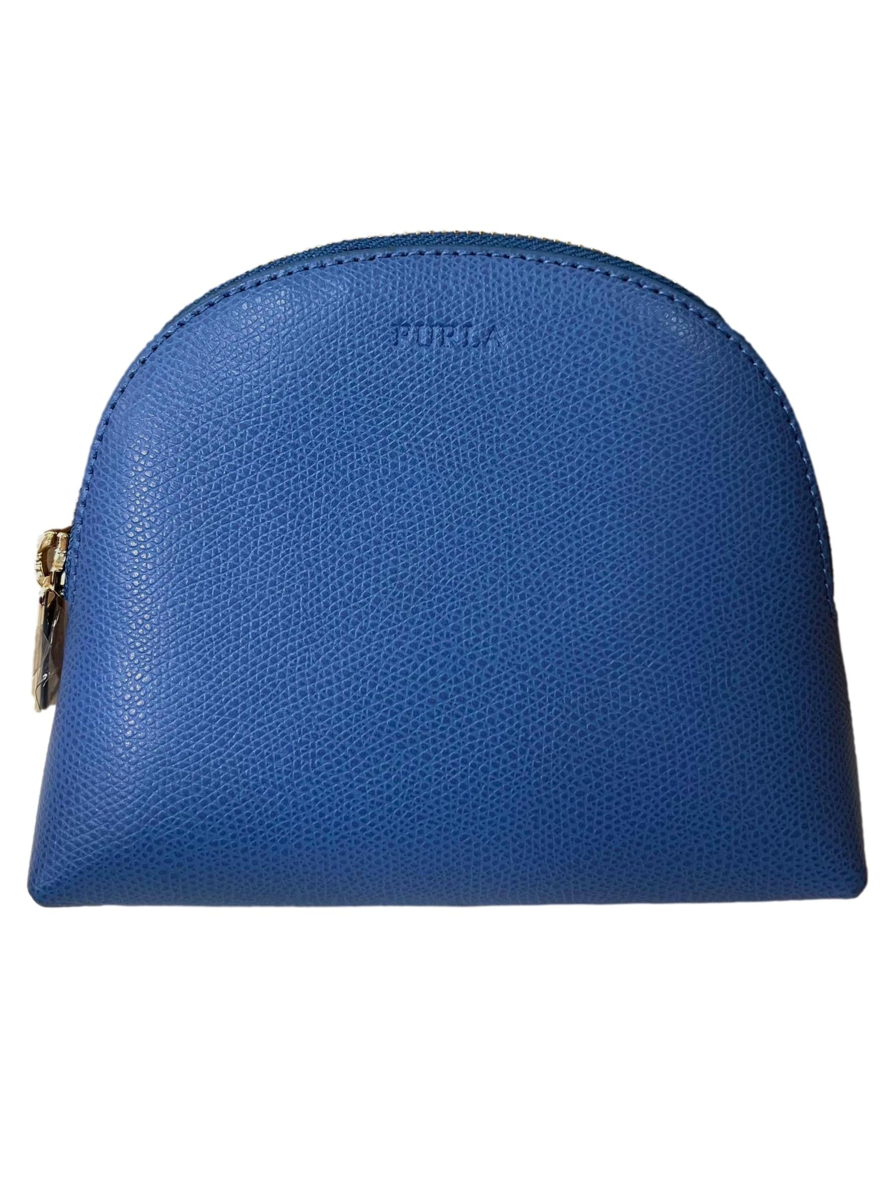Blue Leather Furla Handbag CSN