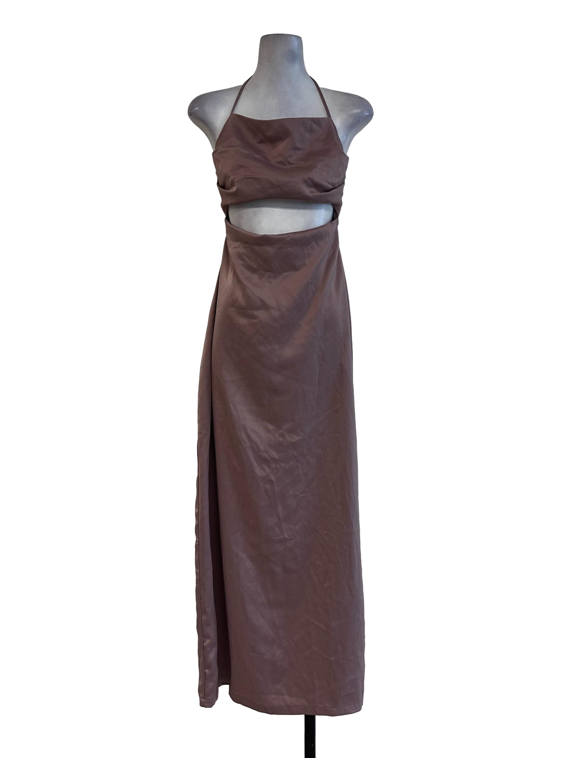 Blush Pink Halter Straps Dress