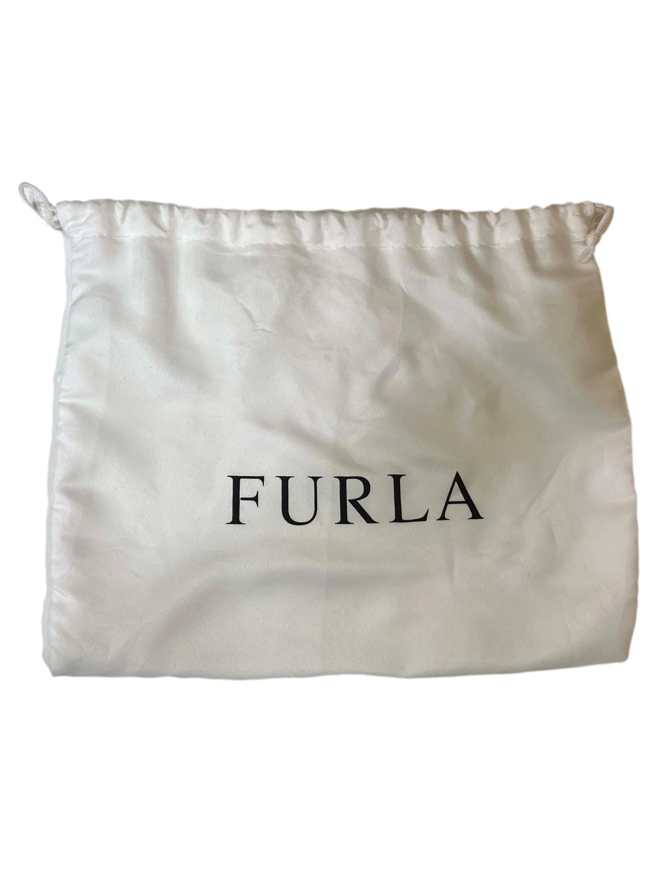 Blue Leather Furla Handbag CSN