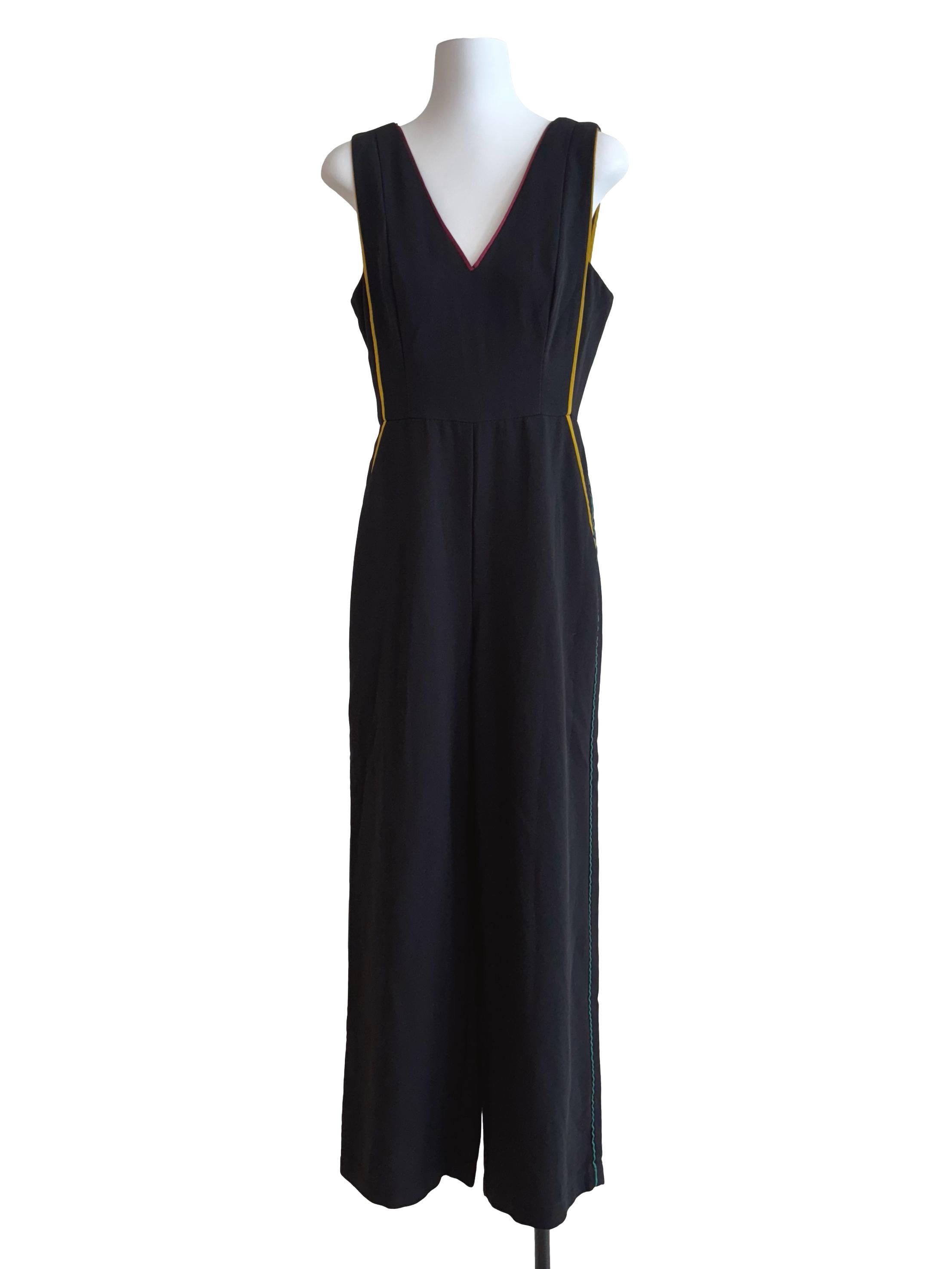 Charcoal Black Sleeveless Jumpsuit
