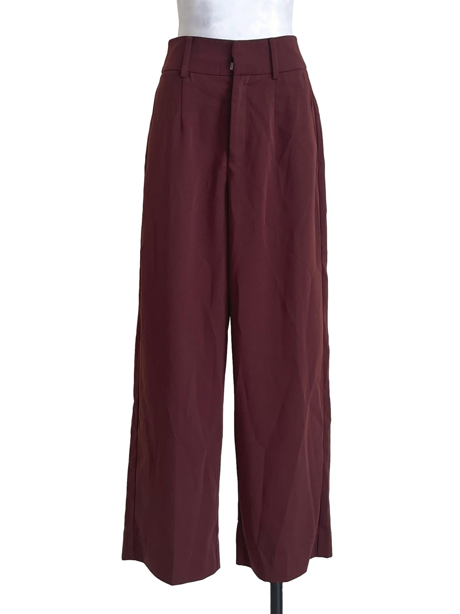 Cinnamon Brown Wide Leg Pants LB
