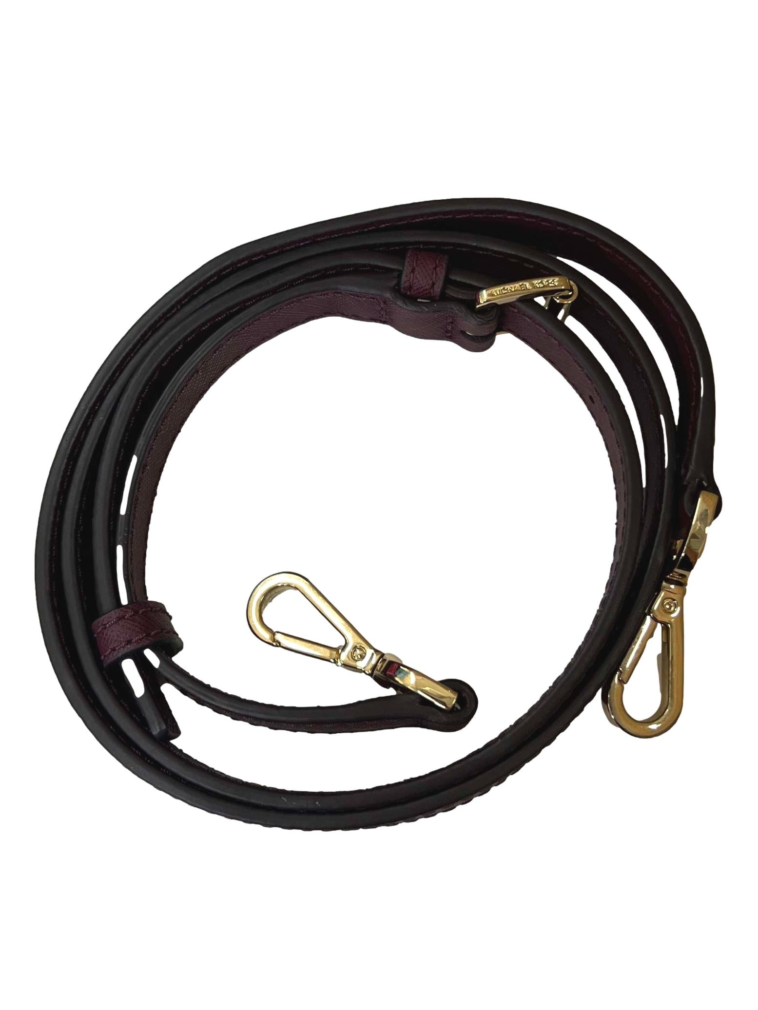 Maroon Leather Michael Kors Handbag CSN