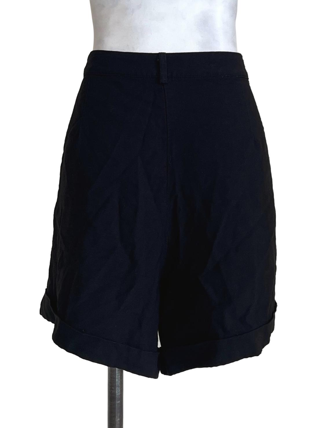Ink Black Boyfriend Shorts