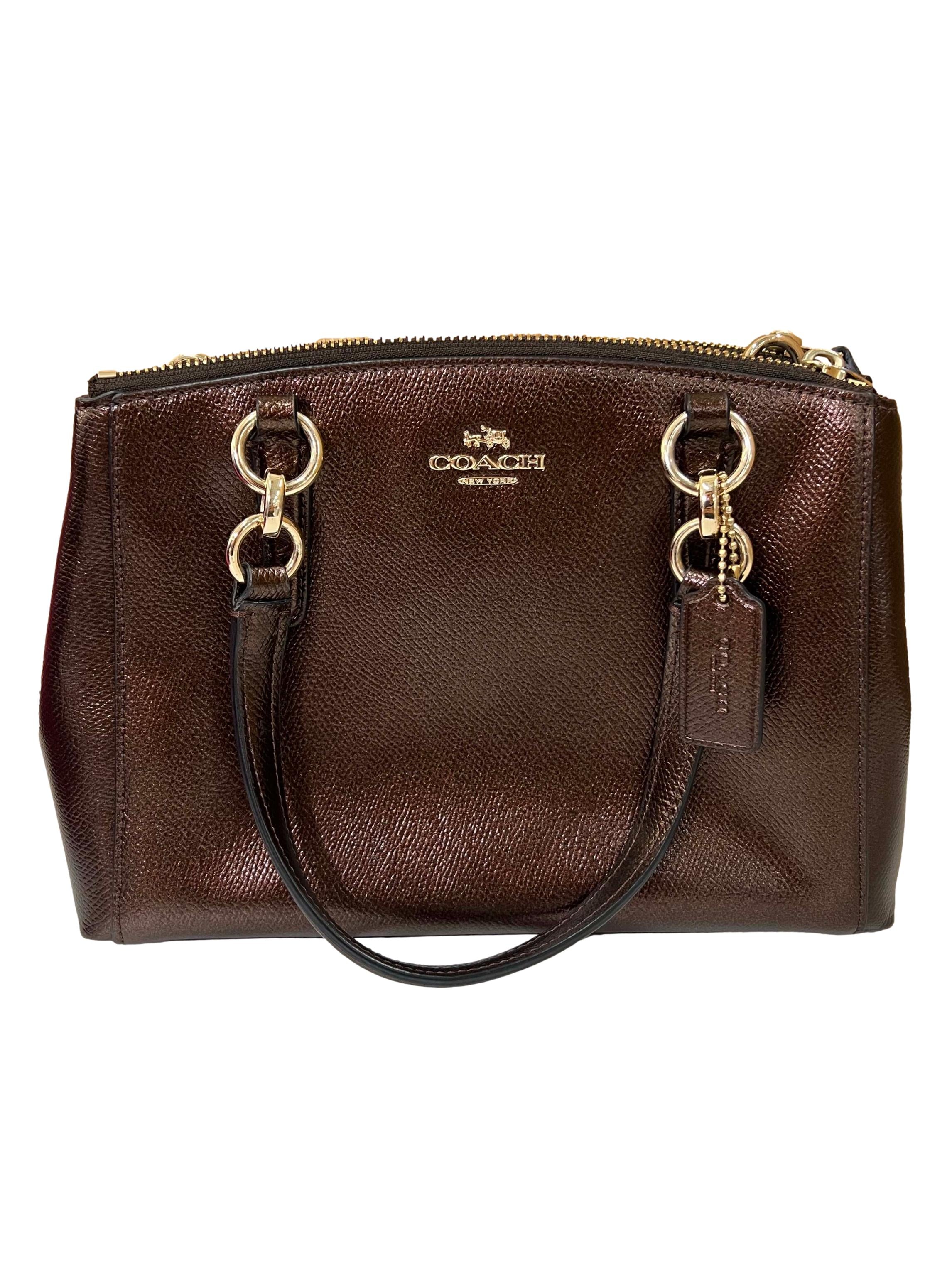 Brown Leather Coach Handbag CSN