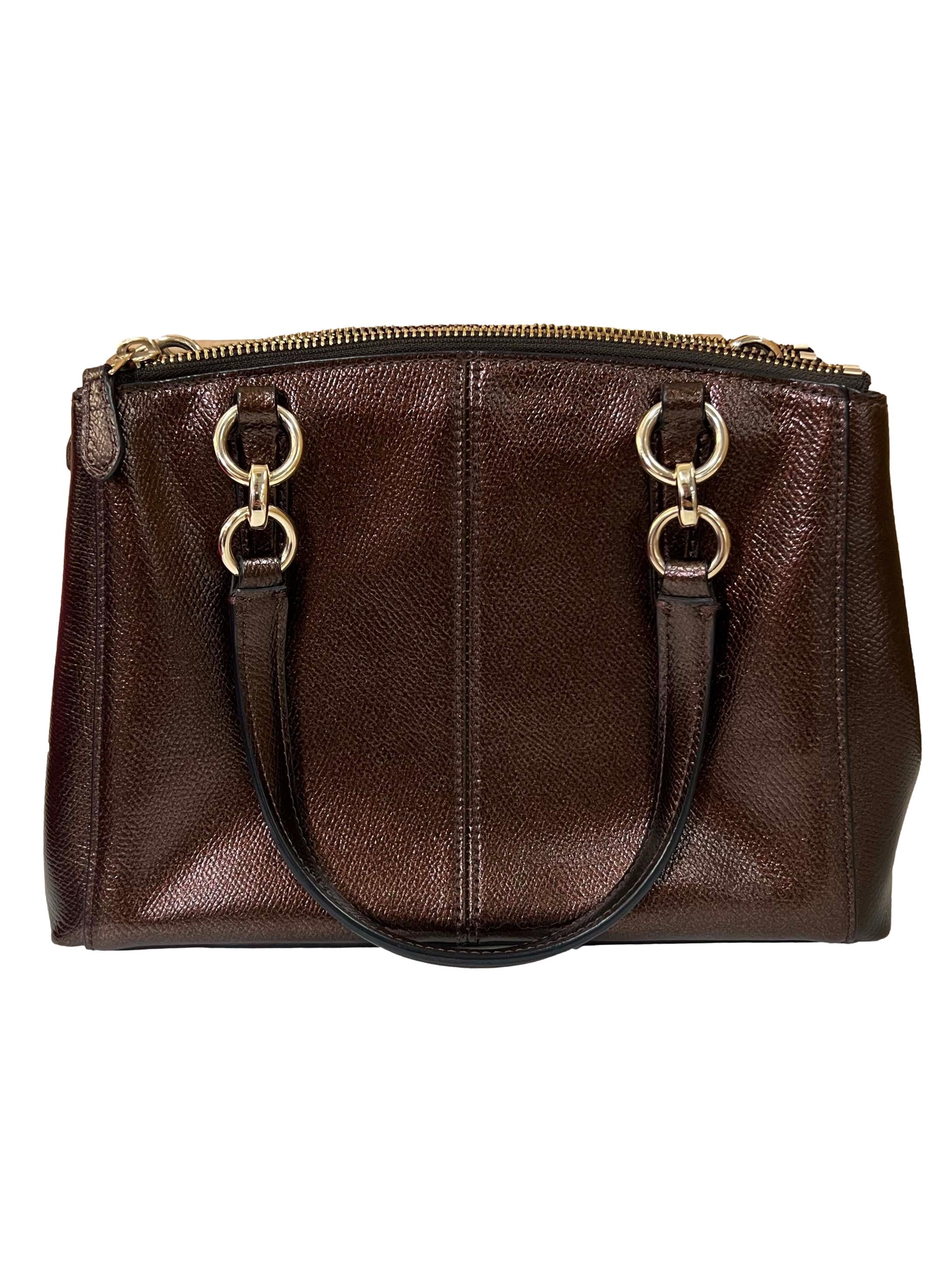 Brown Leather Coach Handbag CSN