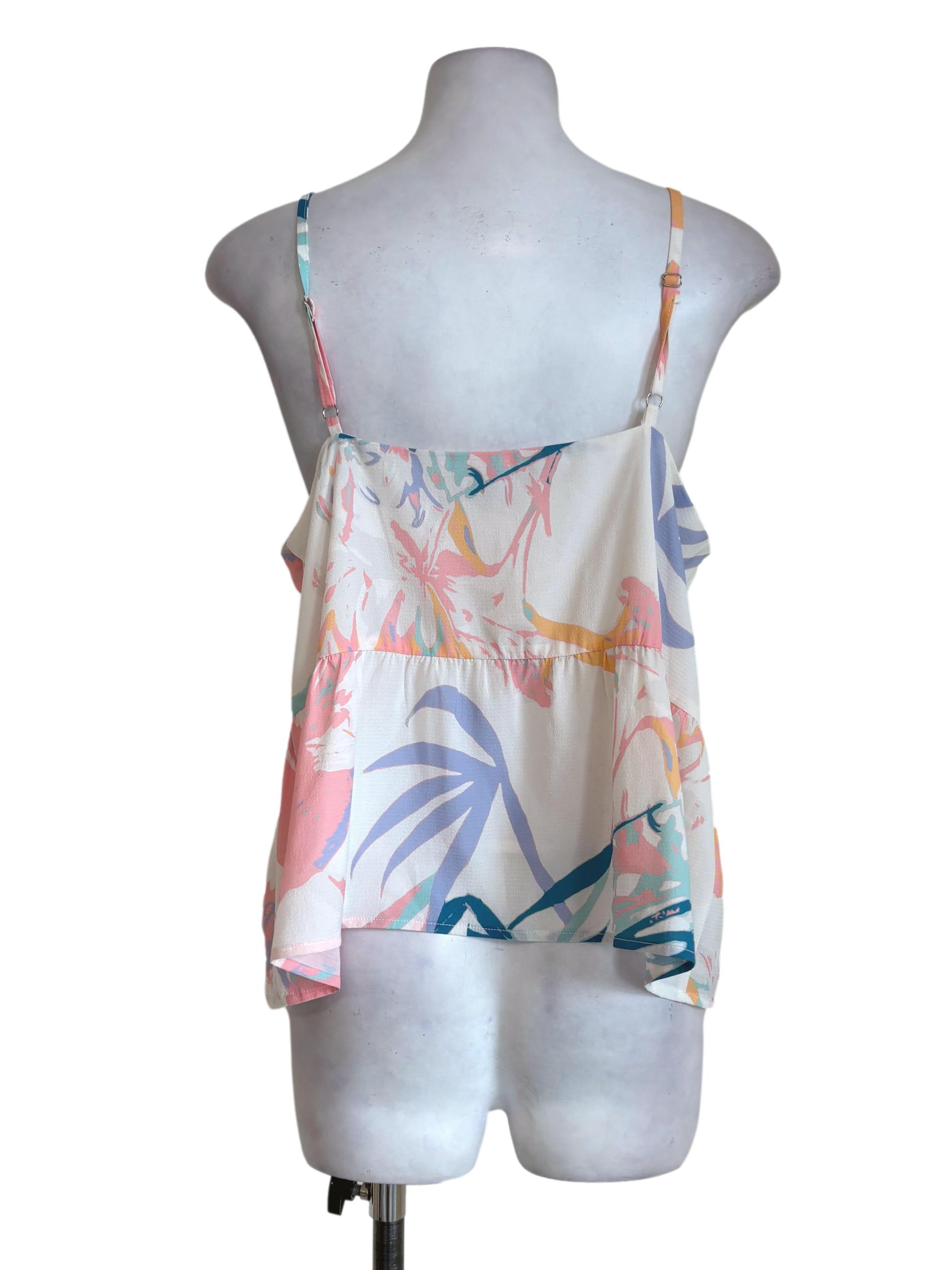 White Floral Babydoll Top TTR