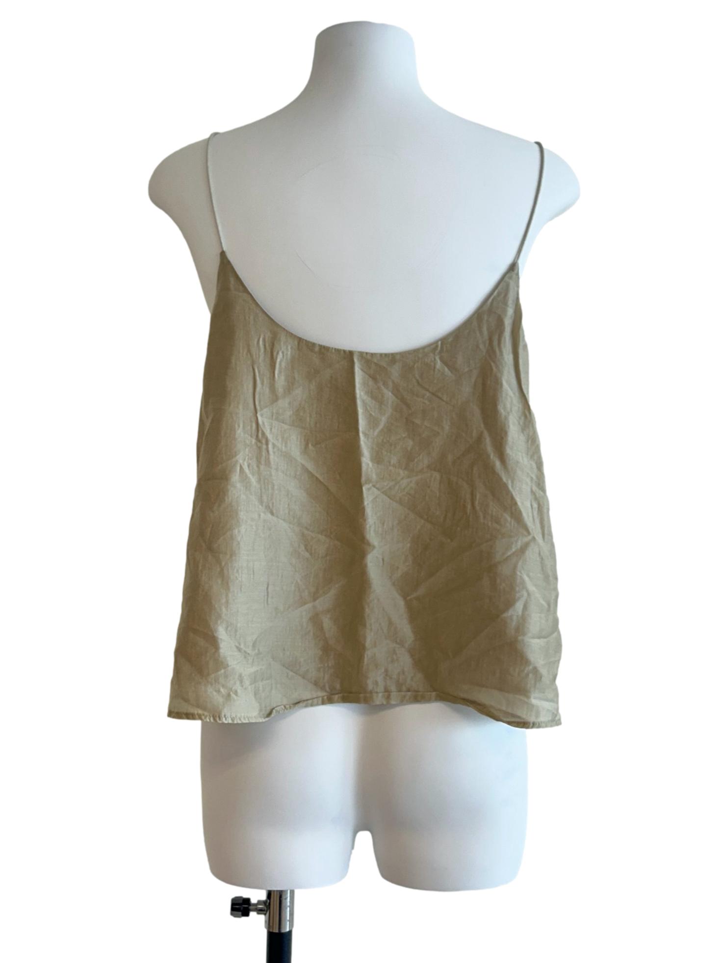Brown Rayon Cami Top OSN