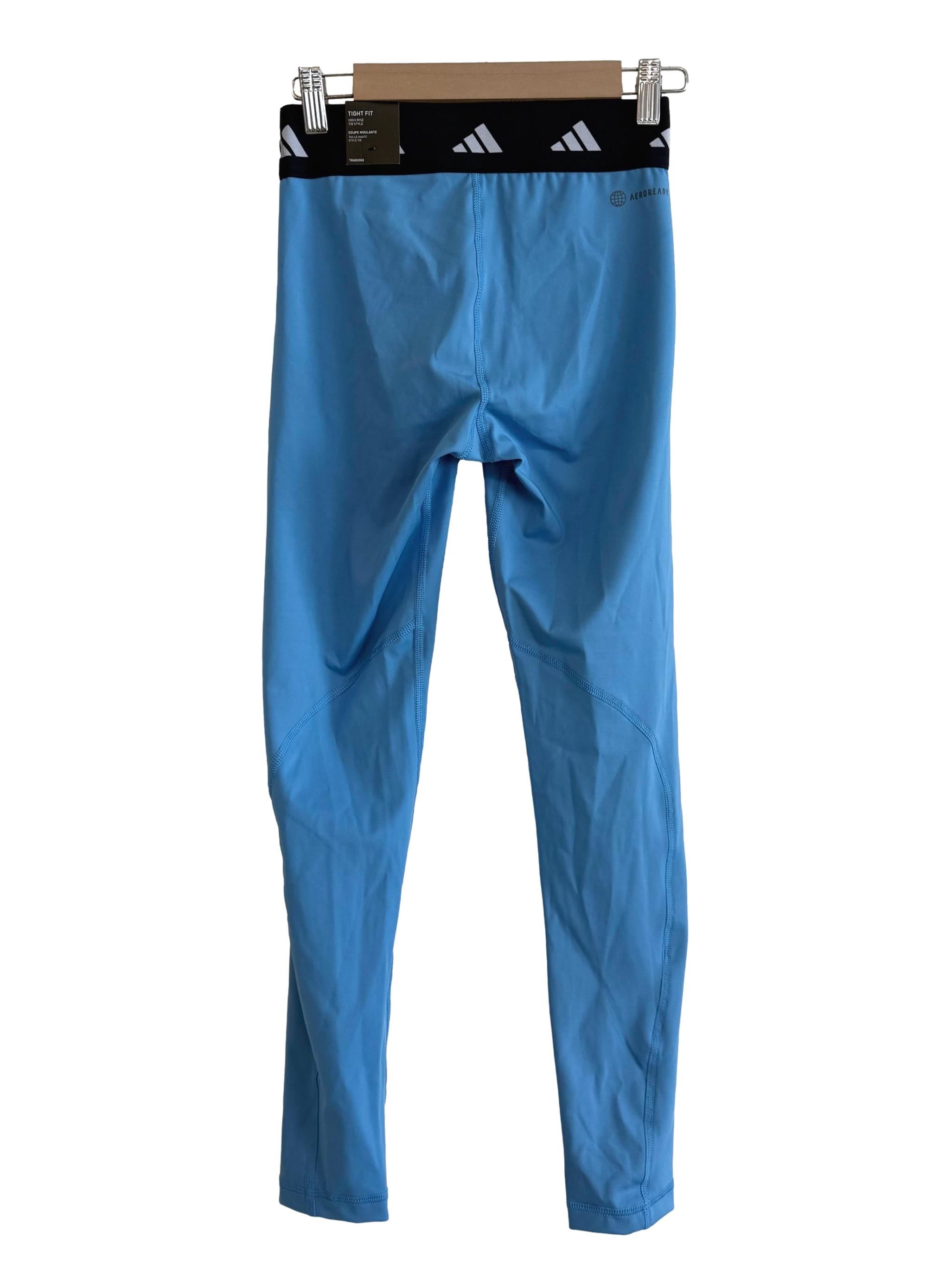 Cerulean Blue High Rise Tights