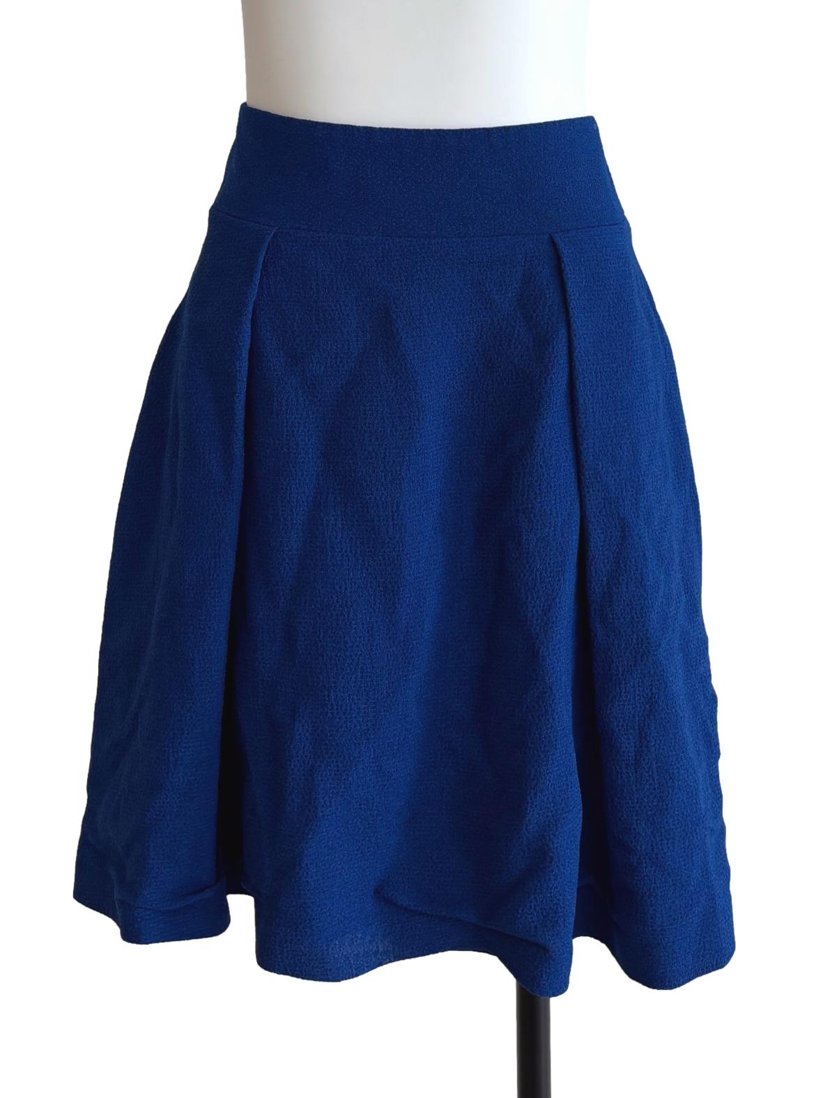 Azure Blue Mini Skirt