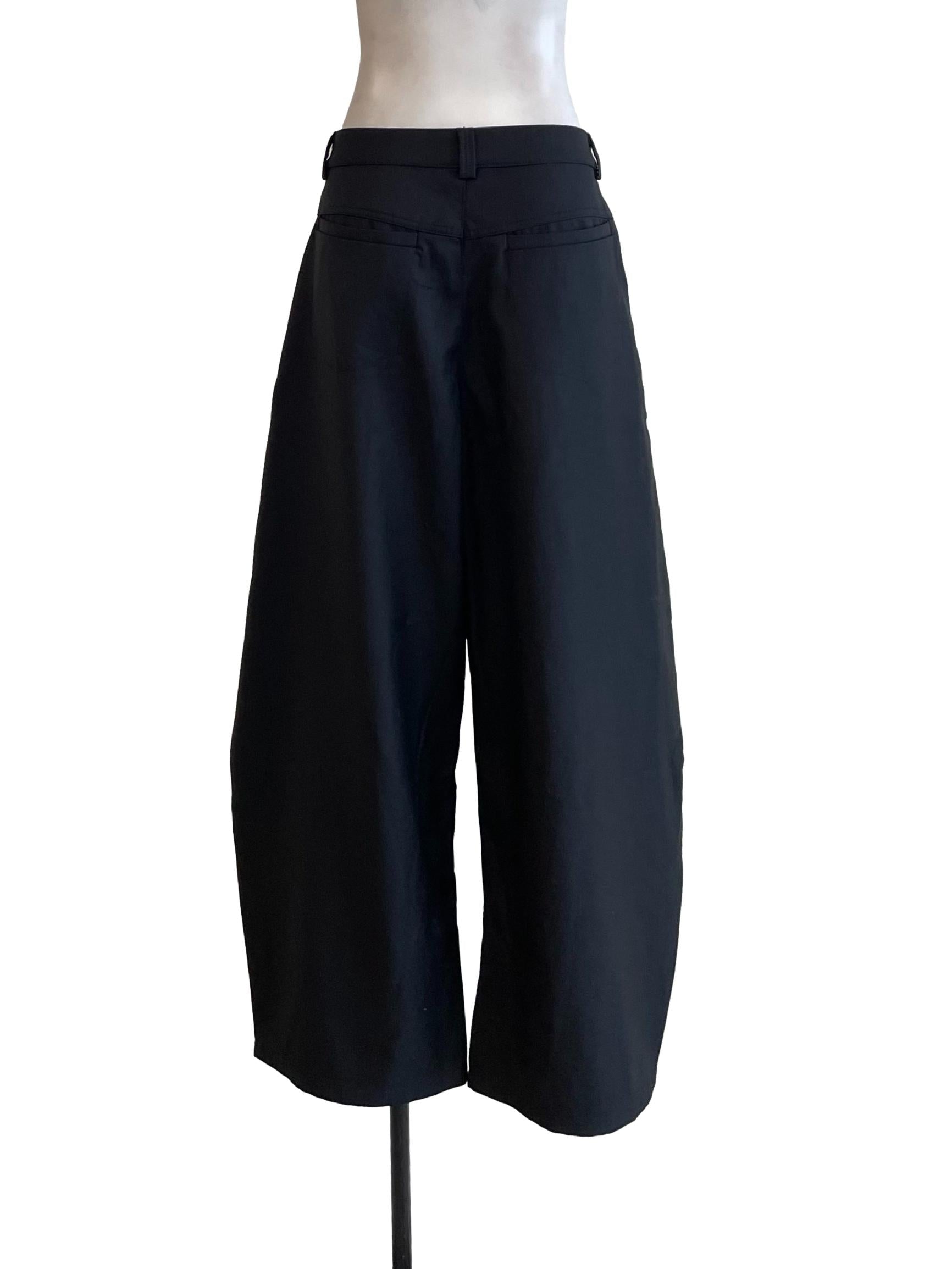 Charcoal Curve Baggy Pants