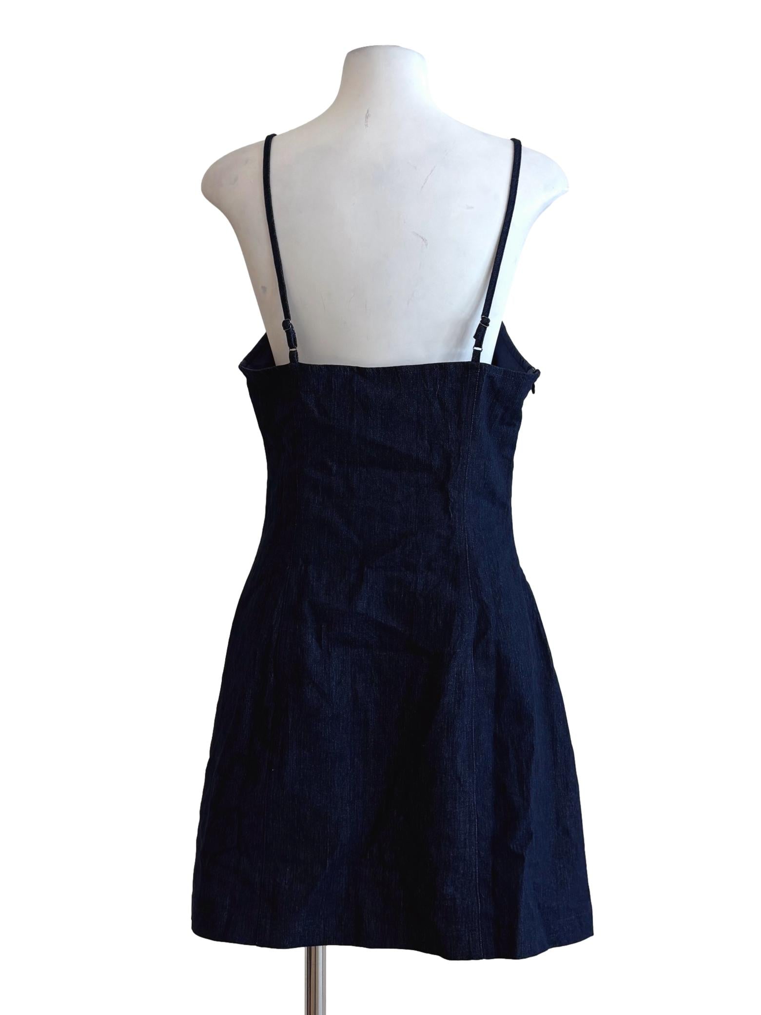 Denim Blue Sweetheart Dress