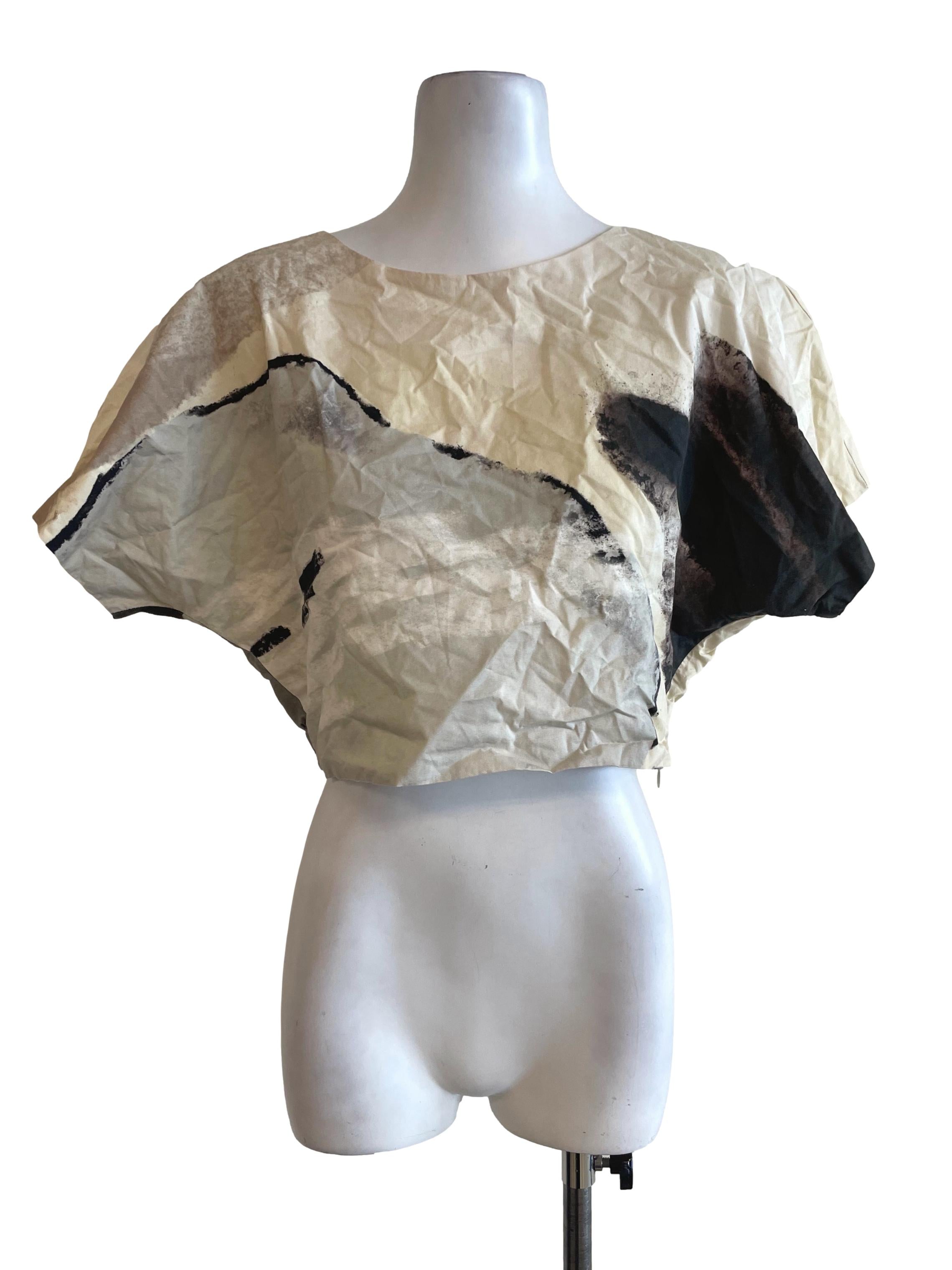 River Organic Cotton Cropped Top OSN