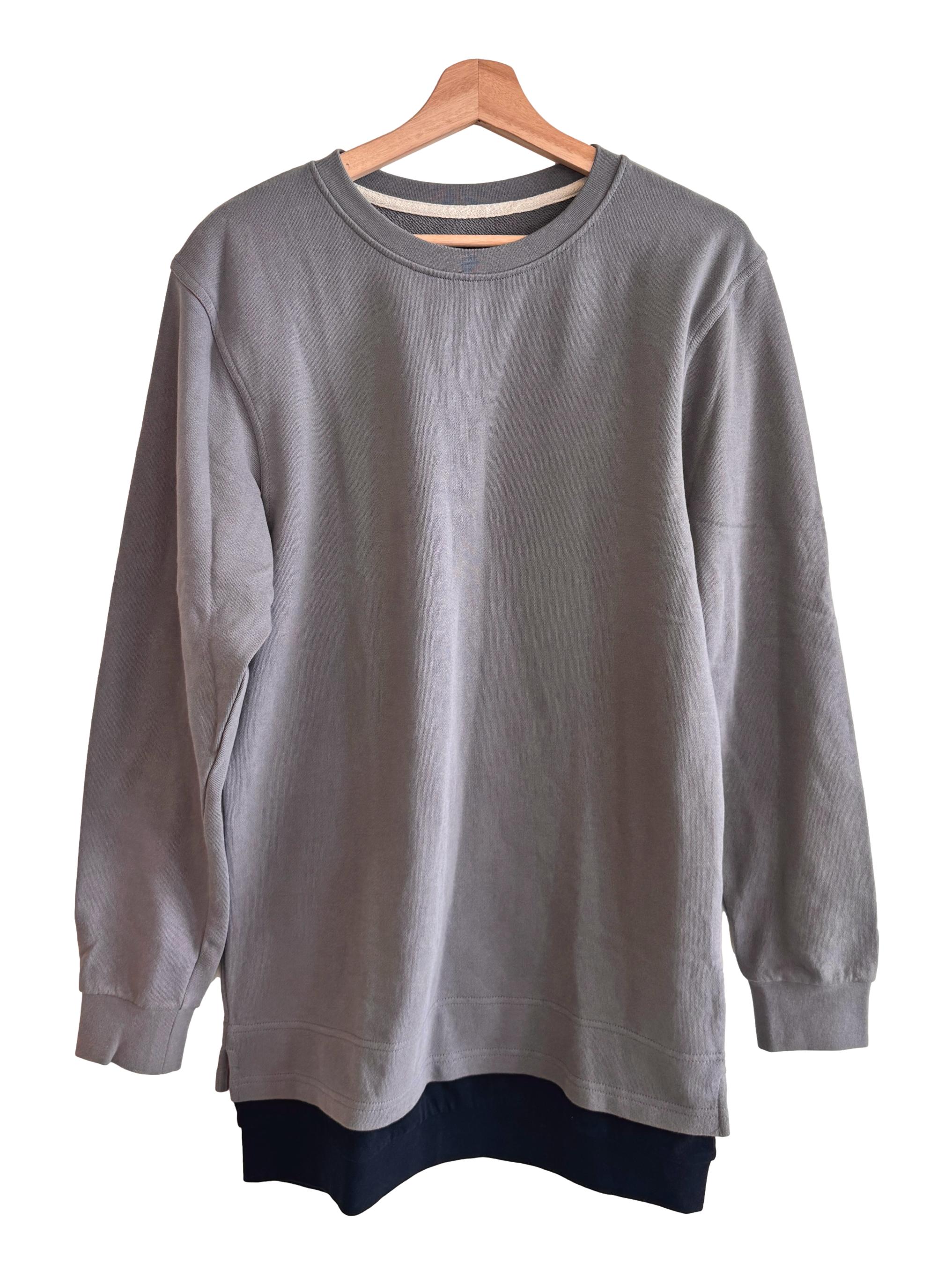 Grey Plain Sweatshirt