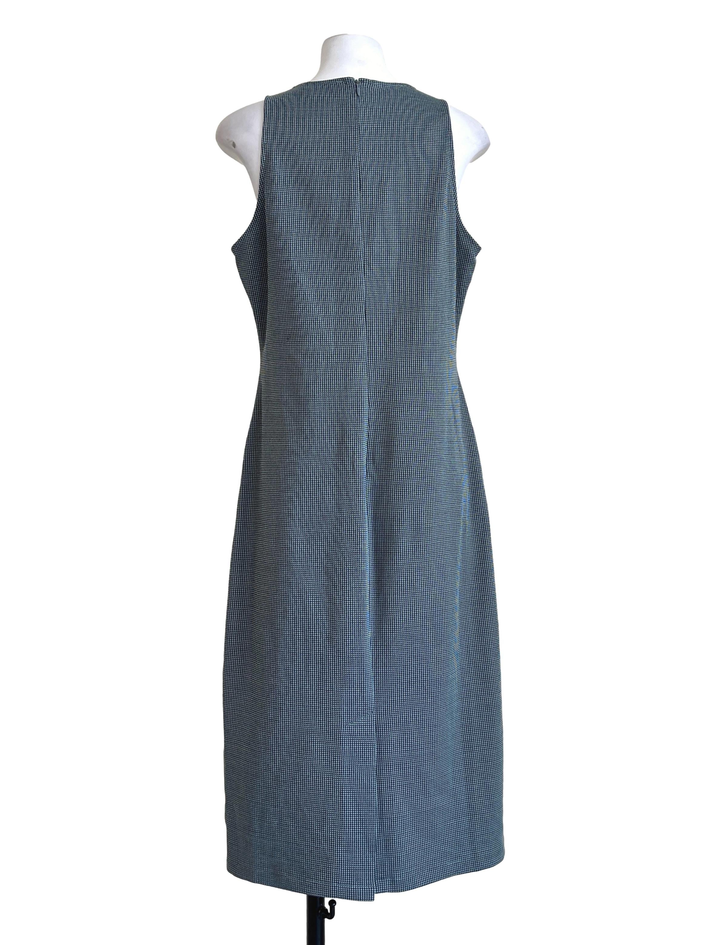 Dove Grey Halter Shift Dress LB