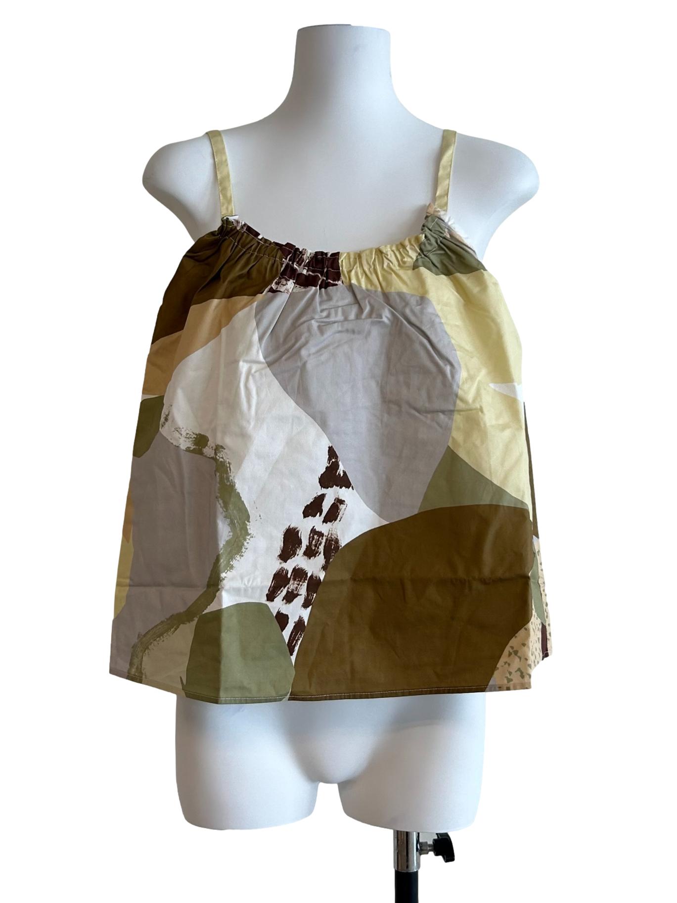 Brown Al Fresco Organic Cotton Tent Top OSN