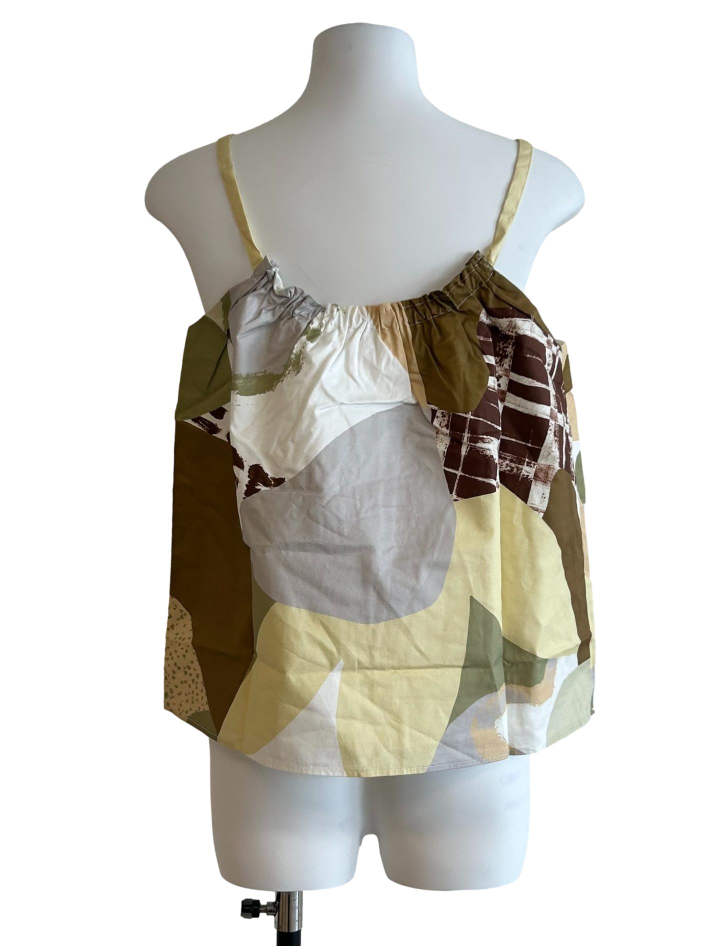 Brown Al Fresco Organic Cotton Tent Top OSN