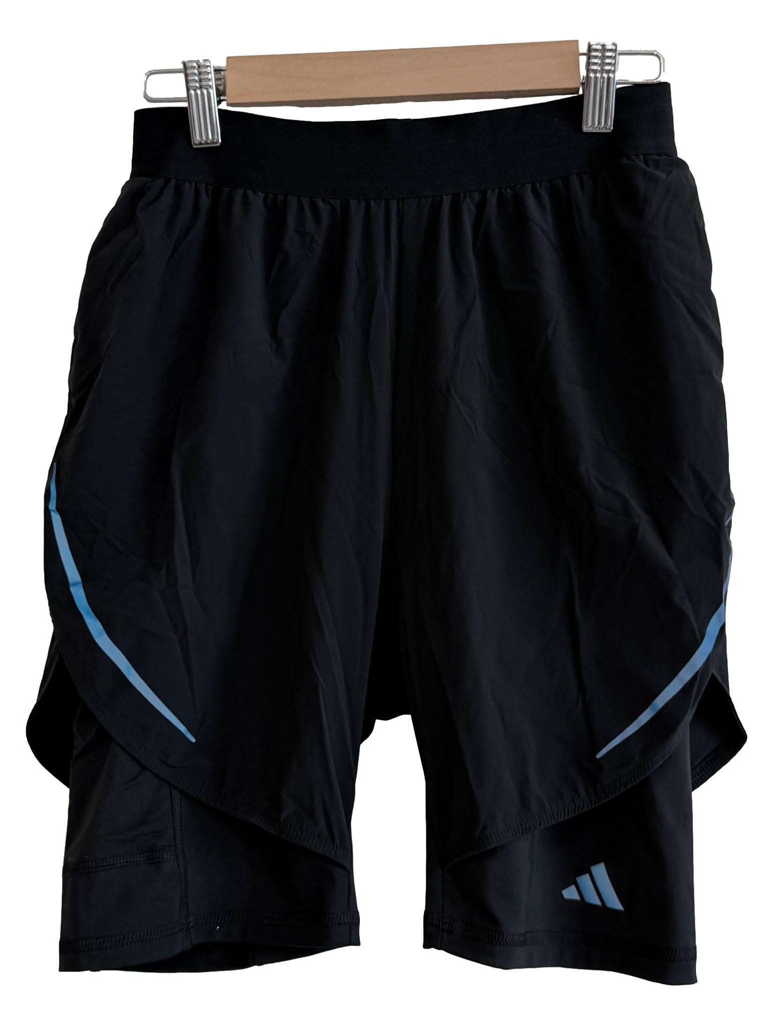 Black Slim Fit Shorts