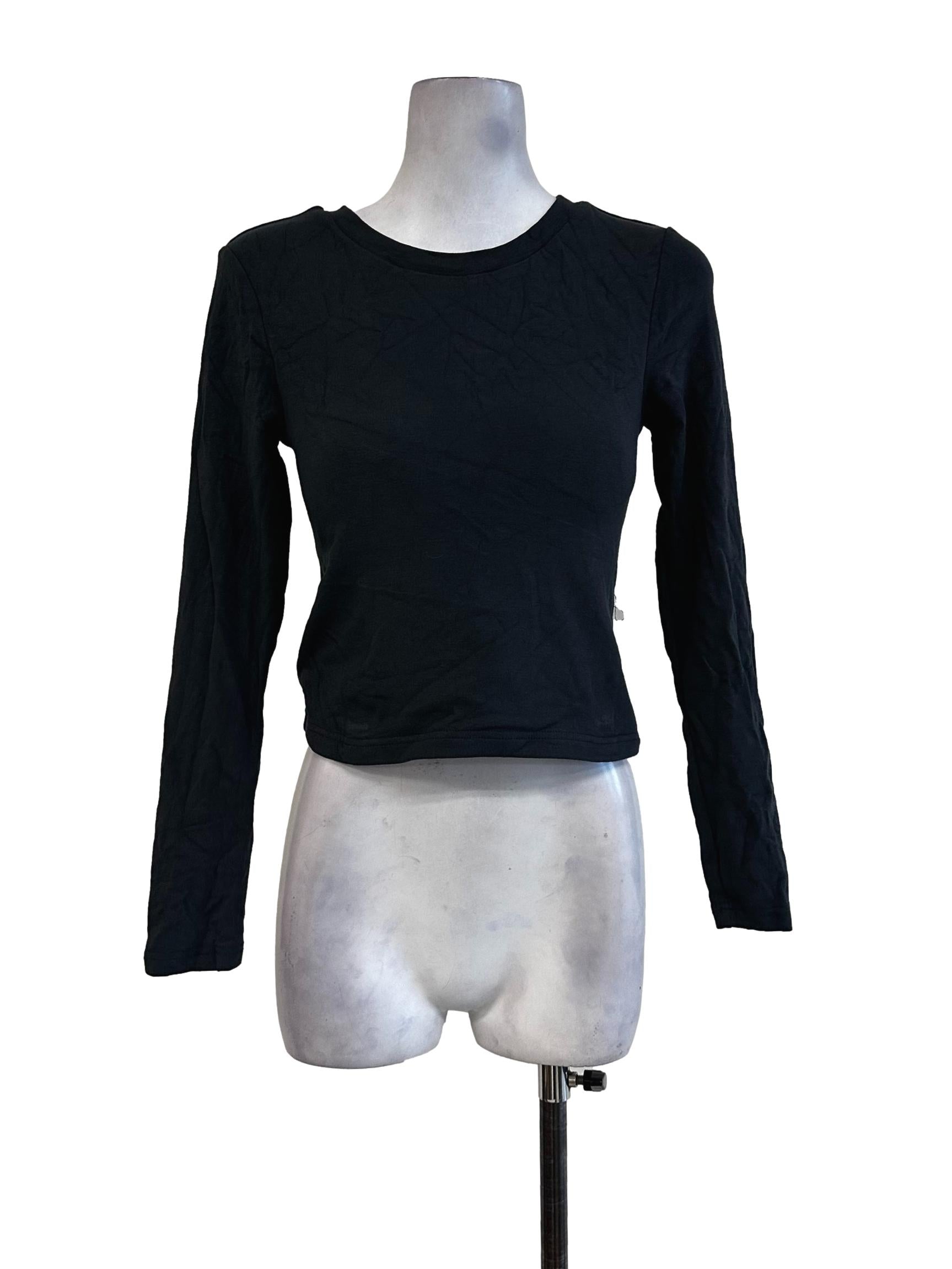 Shadow Grey Padded Long Sleeve Top