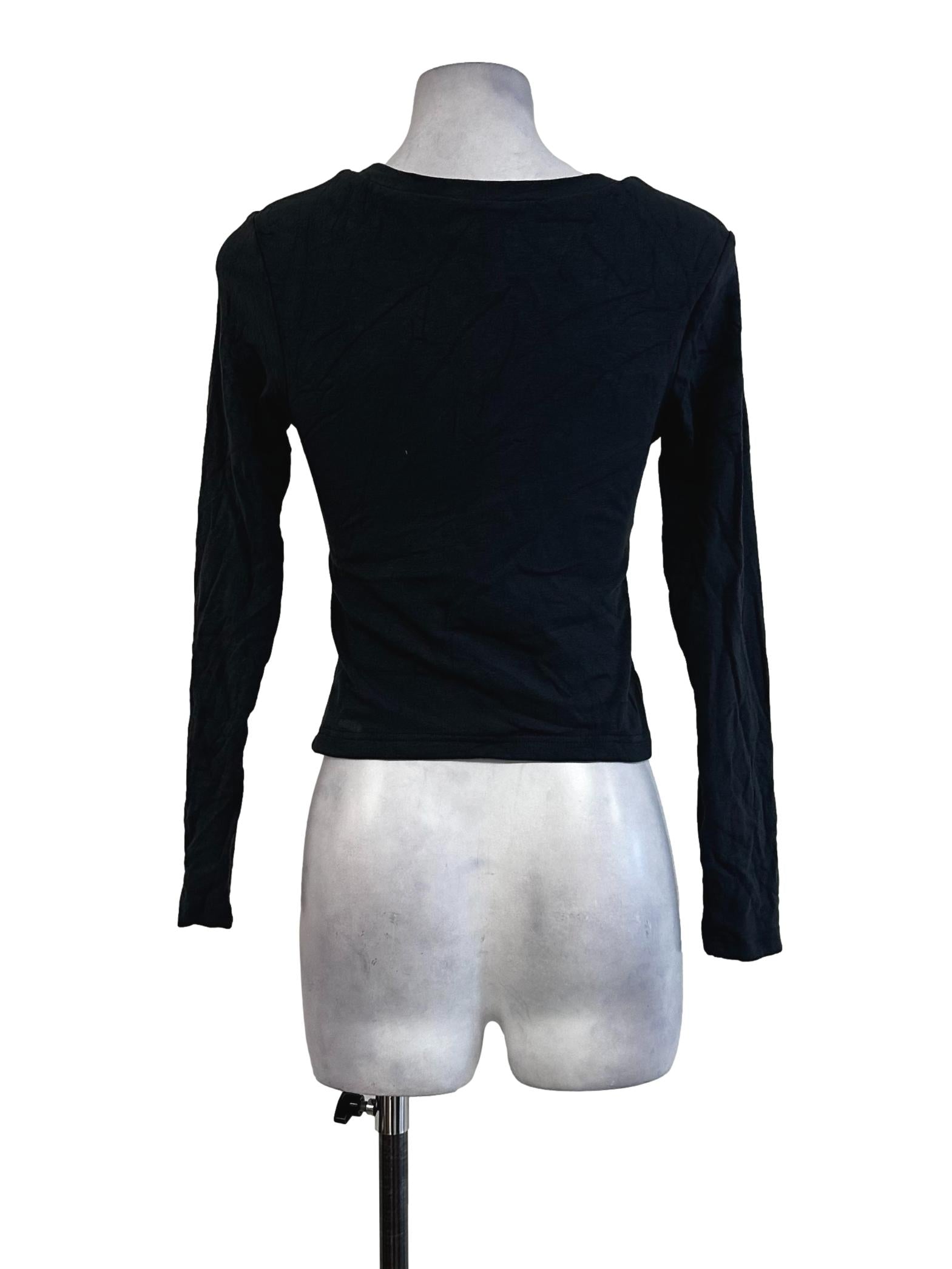 Shadow Grey Padded Long Sleeve Top