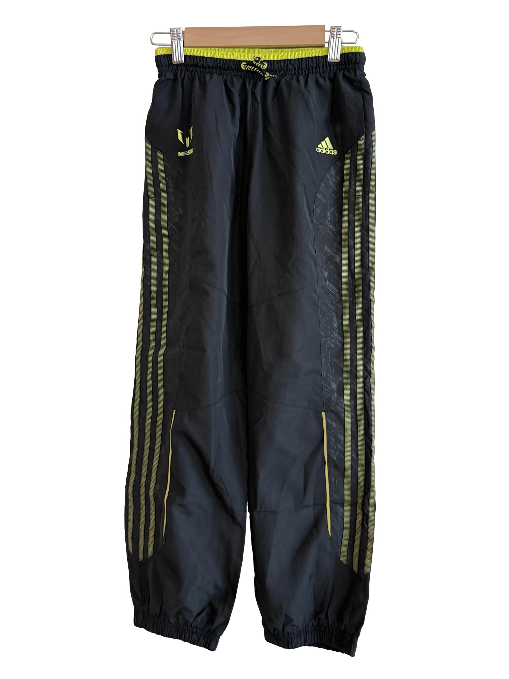 Black Neon Stripes Track Pants