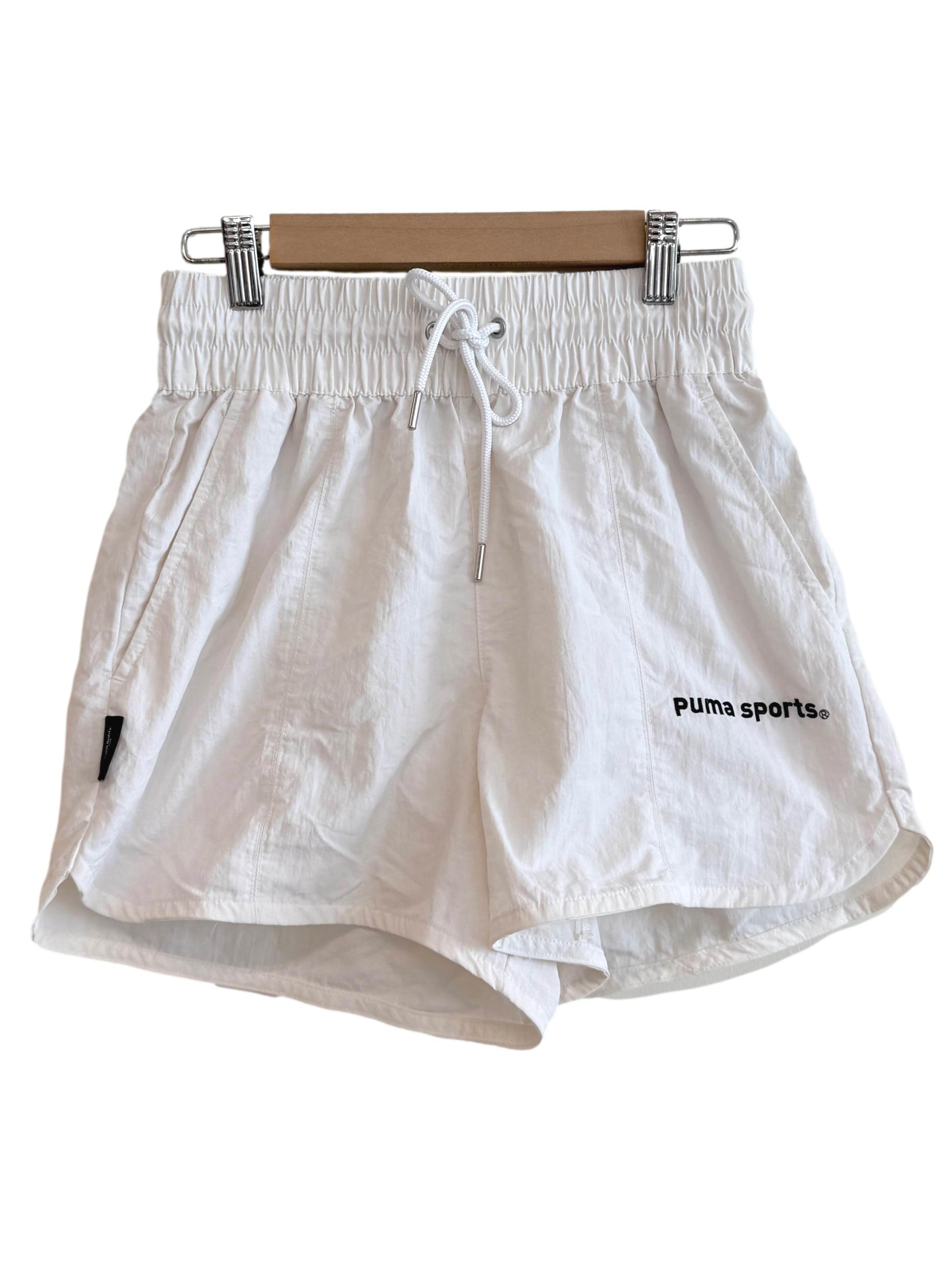 White Running Shorts