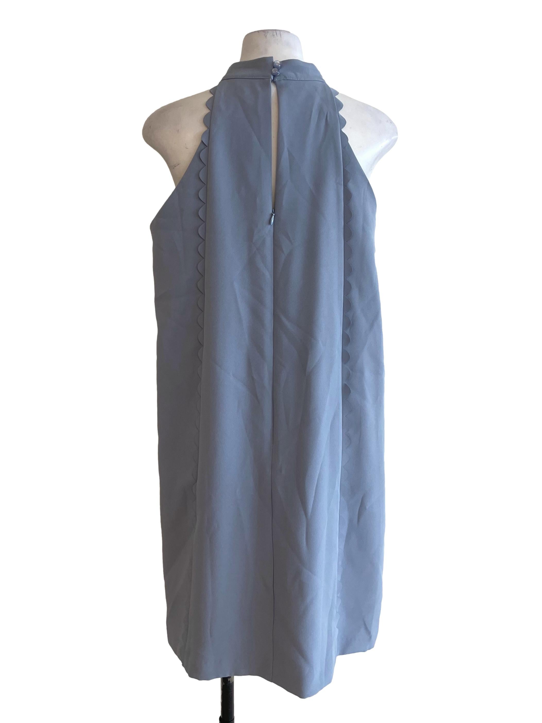 Periwinkle Round Neck Dress