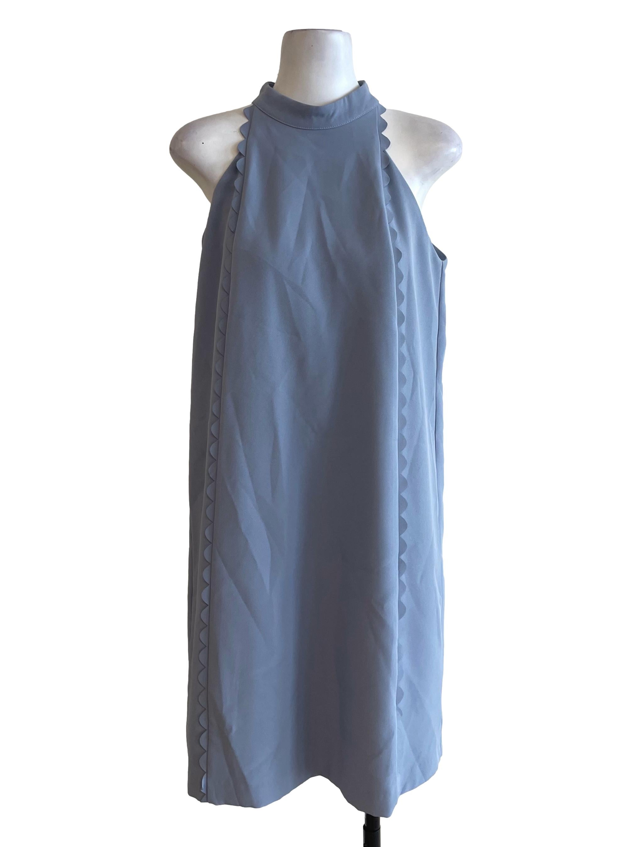 Periwinkle Round Neck Dress