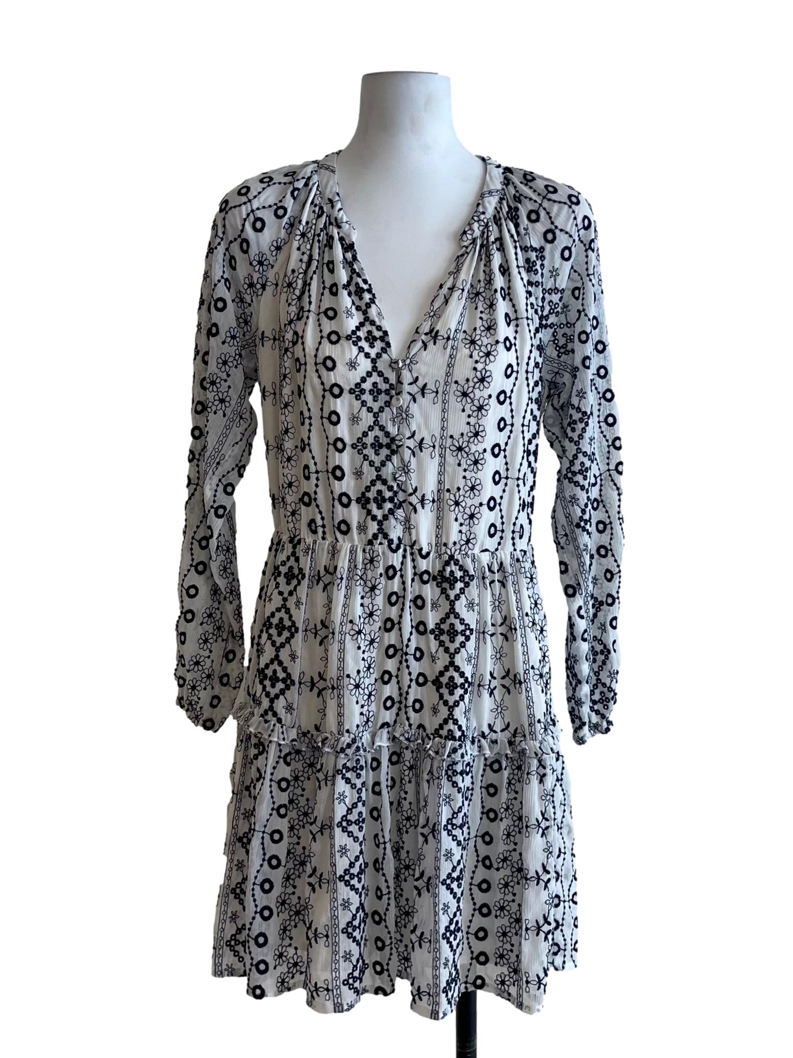 White Lace Empire Dress