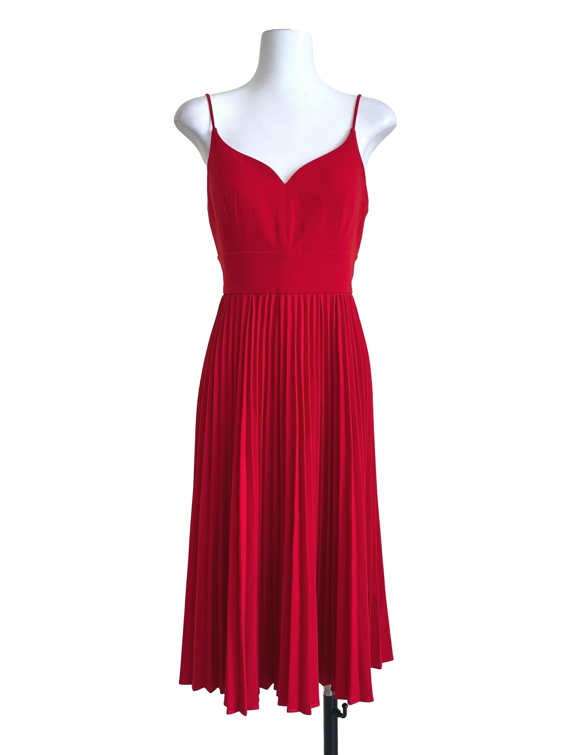 Chilli Red Sweetheart Babydoll Dress LB